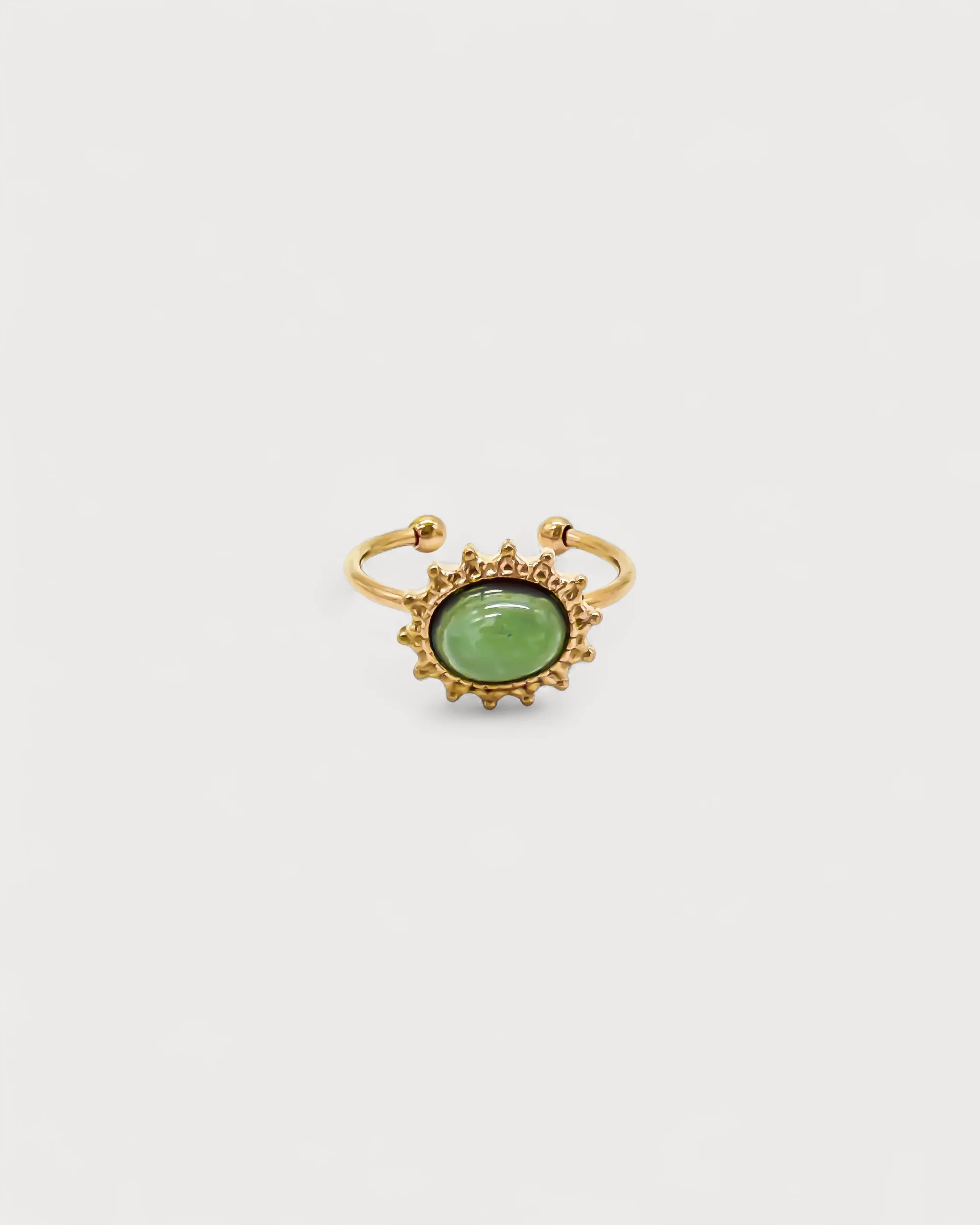 Jolie - Ring - Natural Stone - Stainless Steel - Image 13