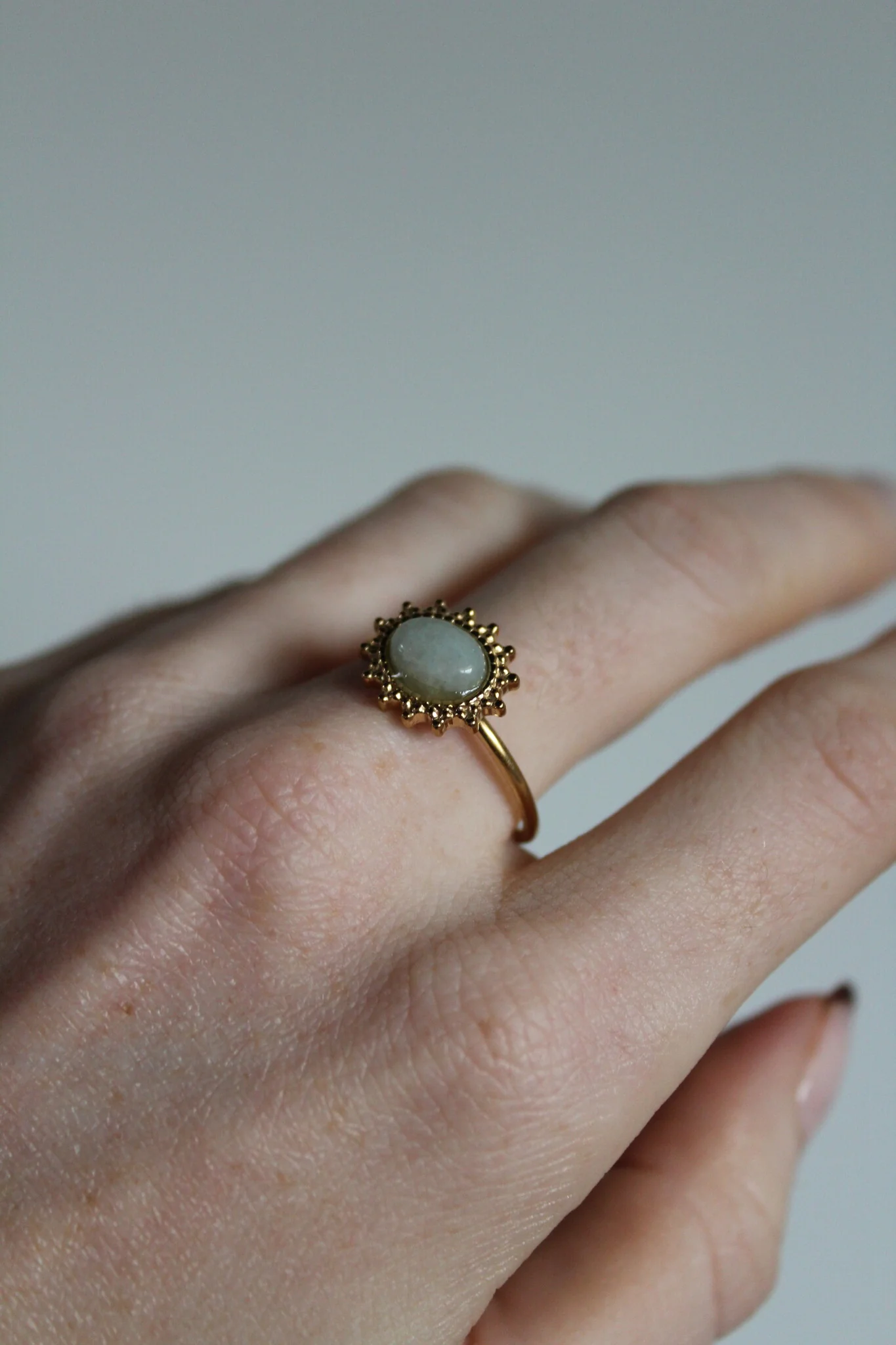 Jolie - Ring - Natural Stone - Stainless Steel - Image 18