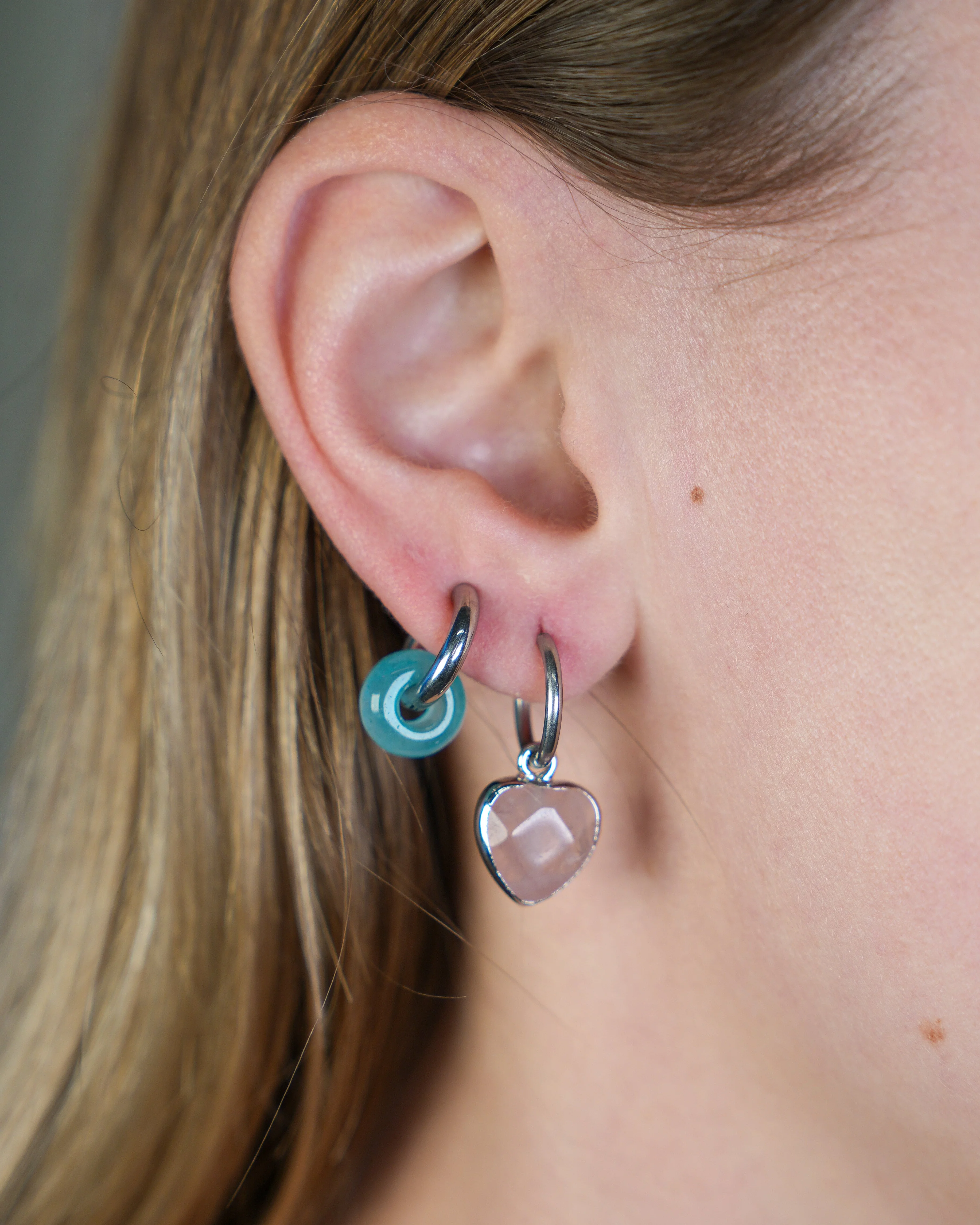 Jutta - Earrings - Clip On - Stainless Steel - Image 4