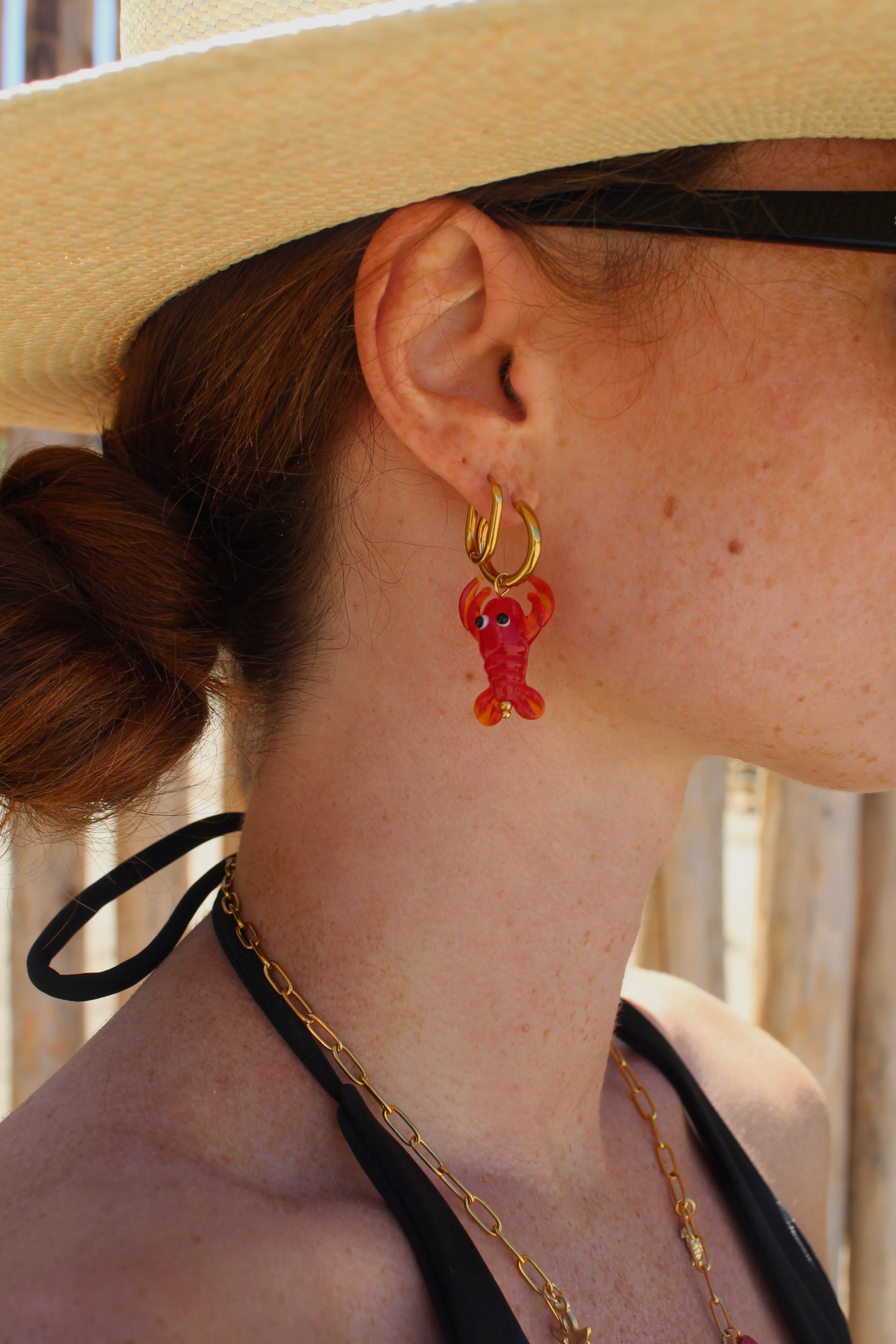 Lobster - Earrings -Stainless Steel - Image 3