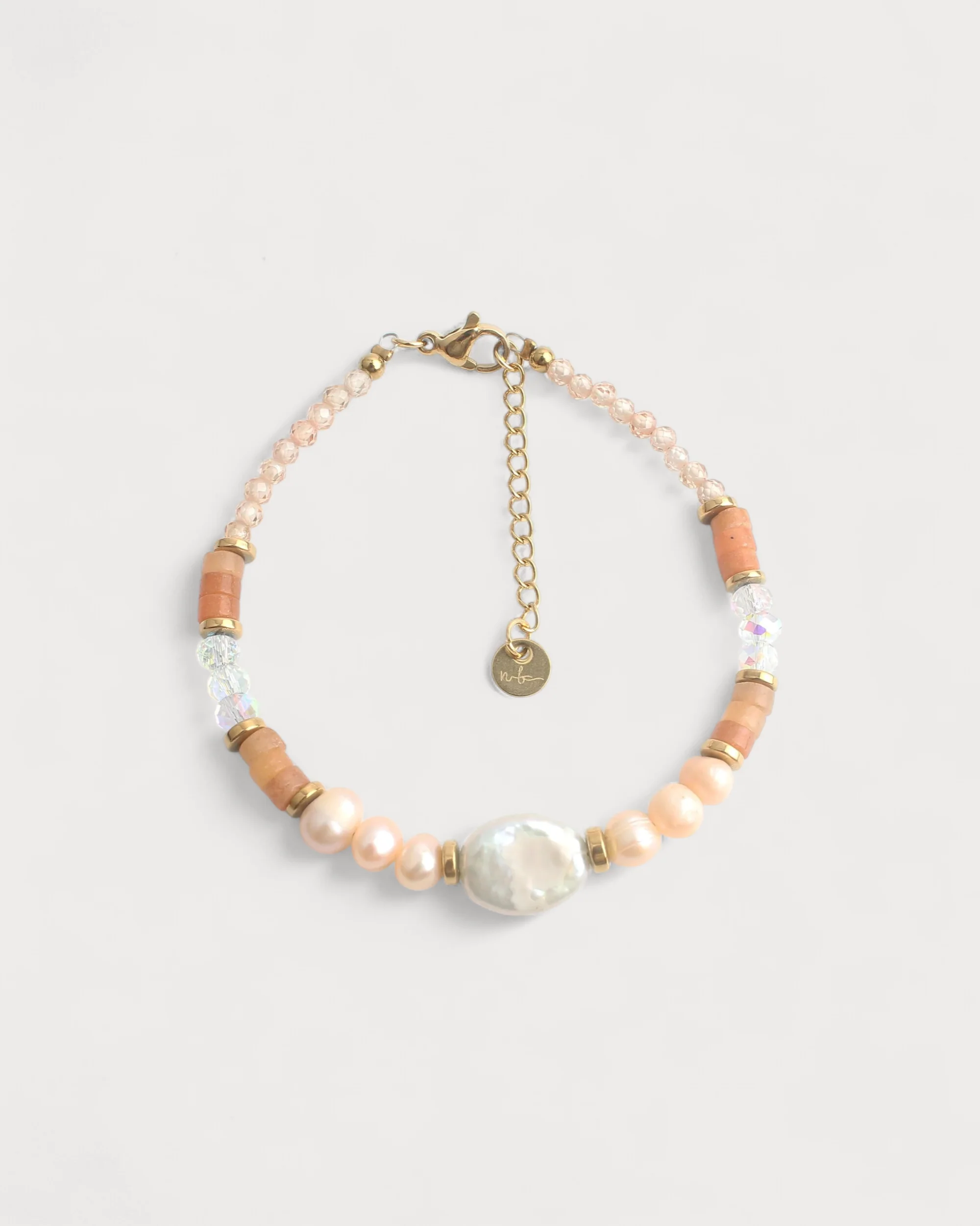 Katara - Bracelet - Natural Stone - Stainless Steel - Image 3
