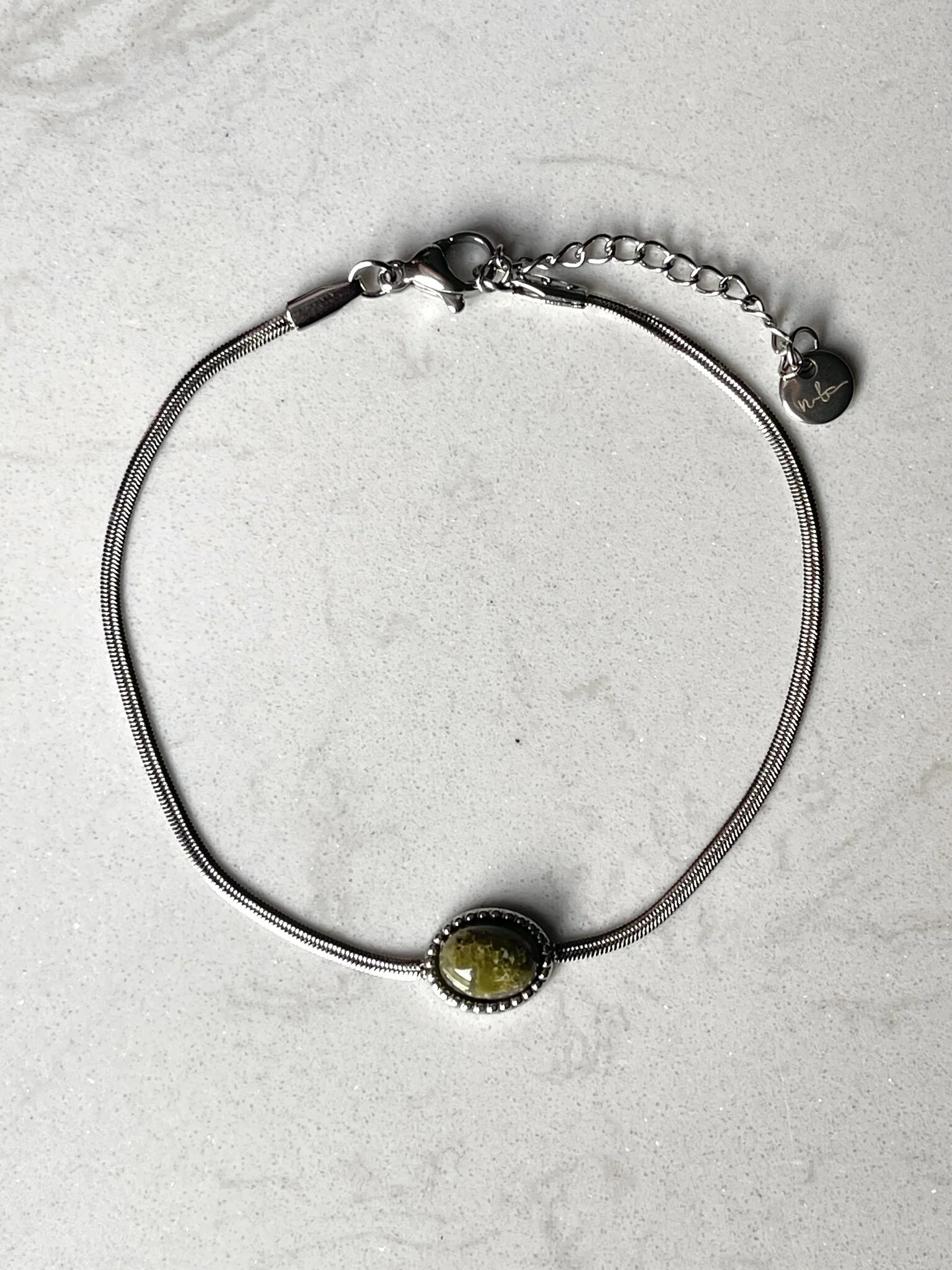 Kate - Bracelet - Natural Stone - Stainless Steel - Image 7