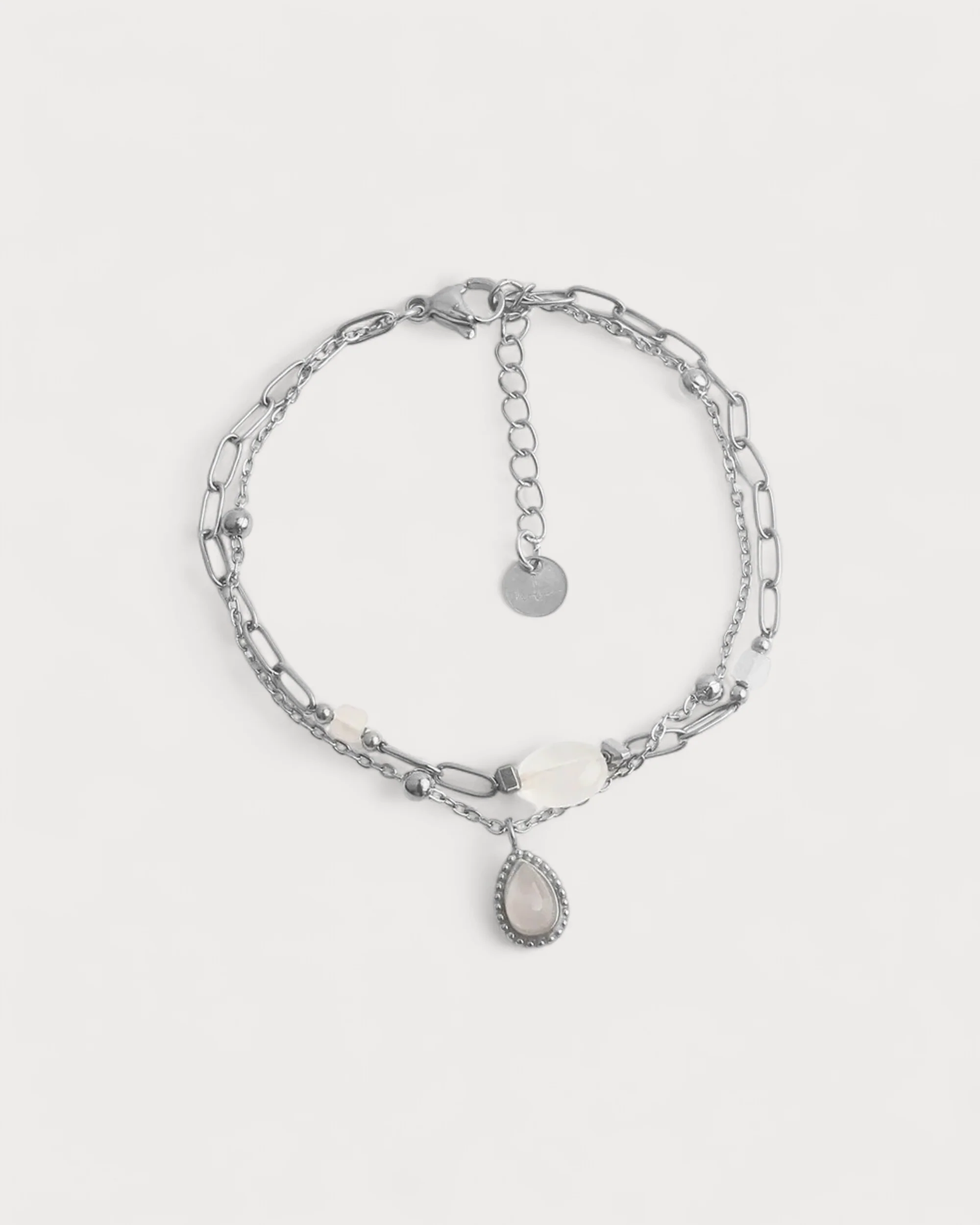 Kela - Bracelet - Natural Stone - Stainless Steel - Image 7