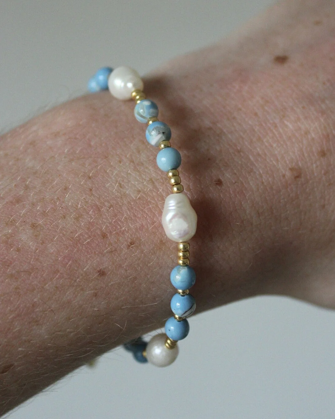 Kira - Bracelet - Natural Stone - Stainless Steel - Image 6