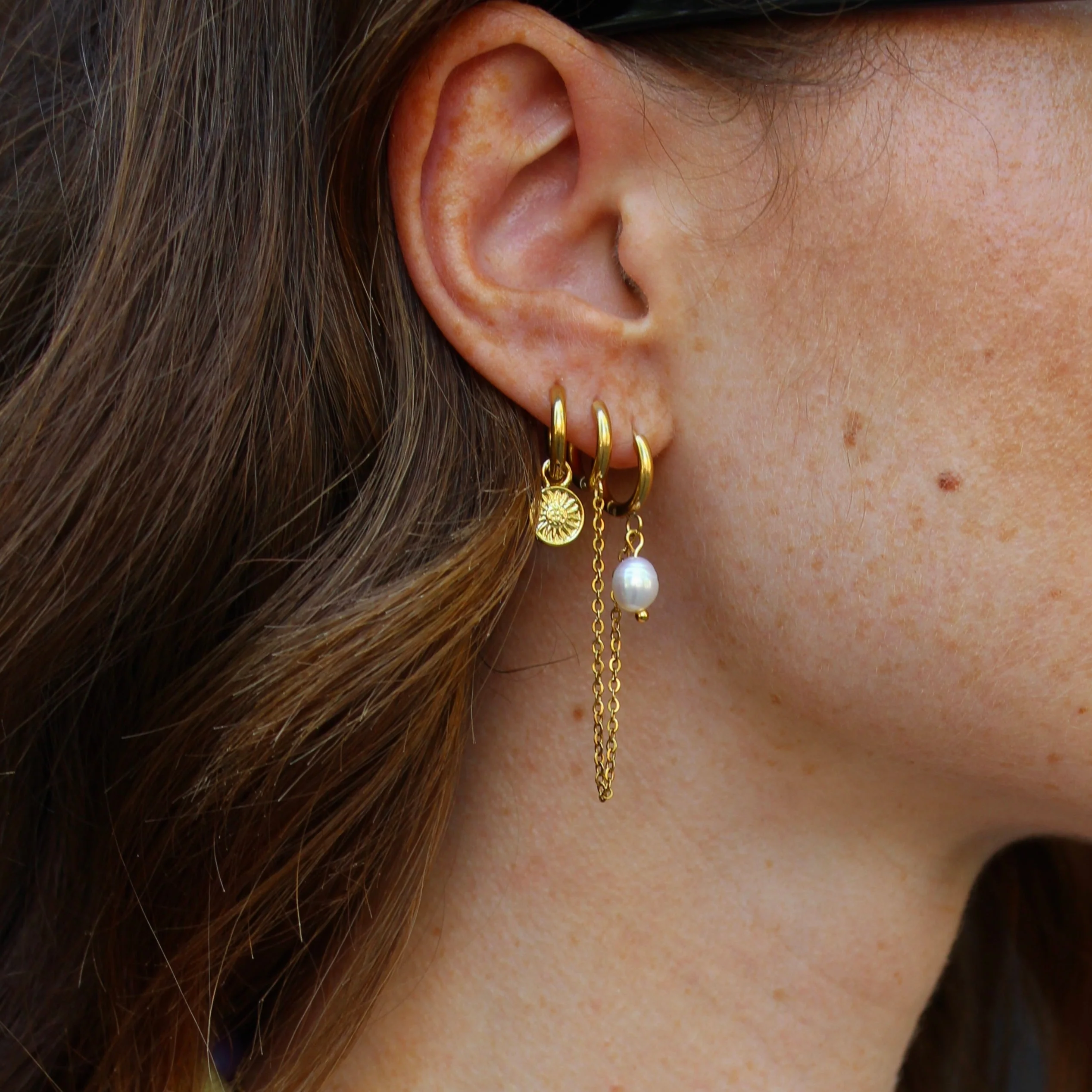 Le Tournesol - Earrings - Stainless Steel - Image 2