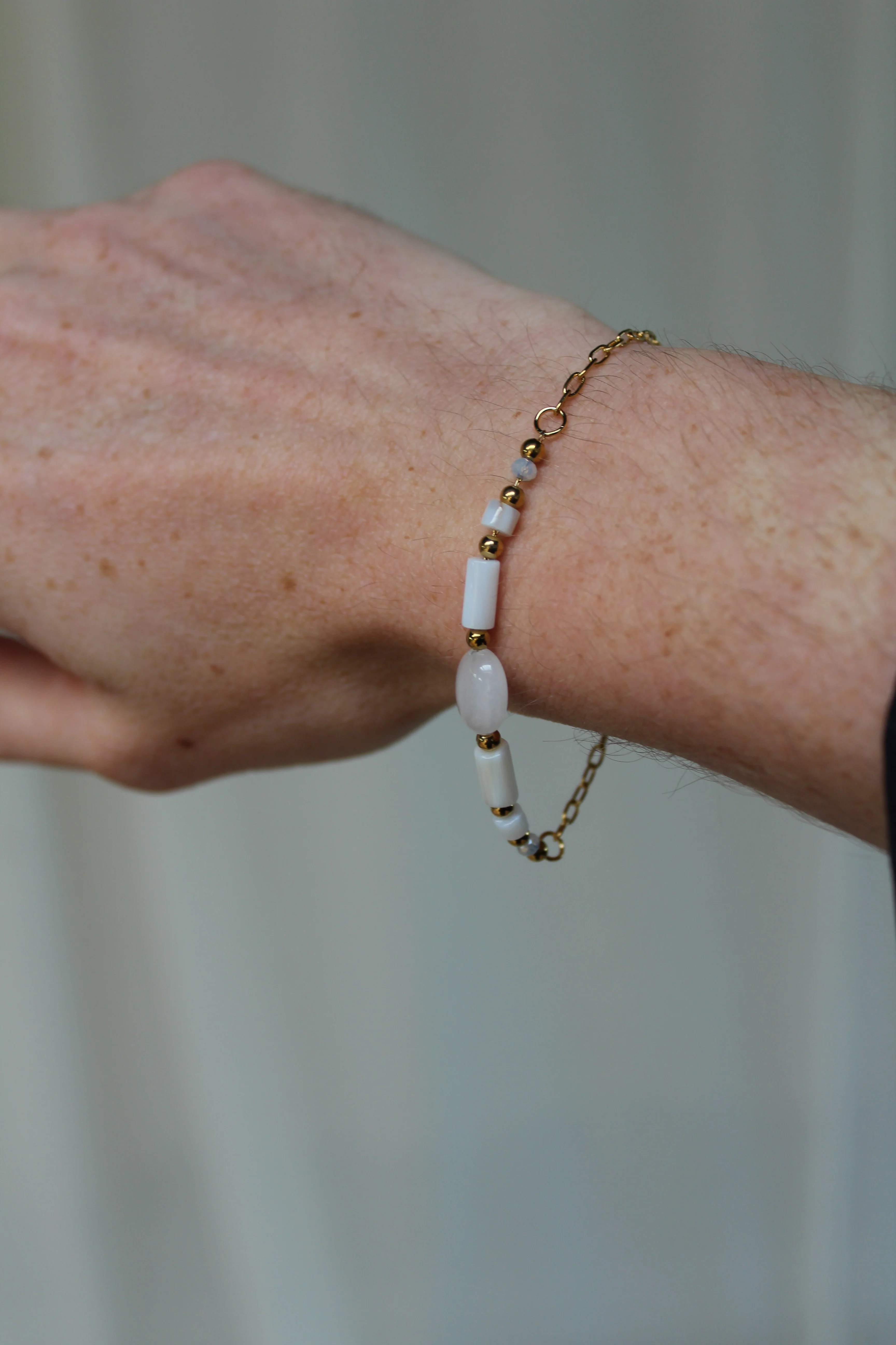 Lemoni - Bracelet - Natural Stone - Stainless Steel - Image 2