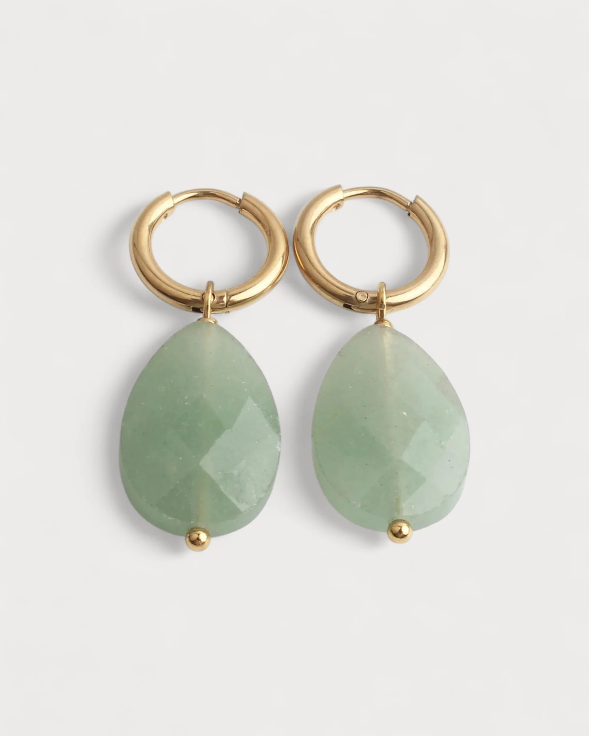 Lieze - Earrings - Natural Stone - Stainless Steel