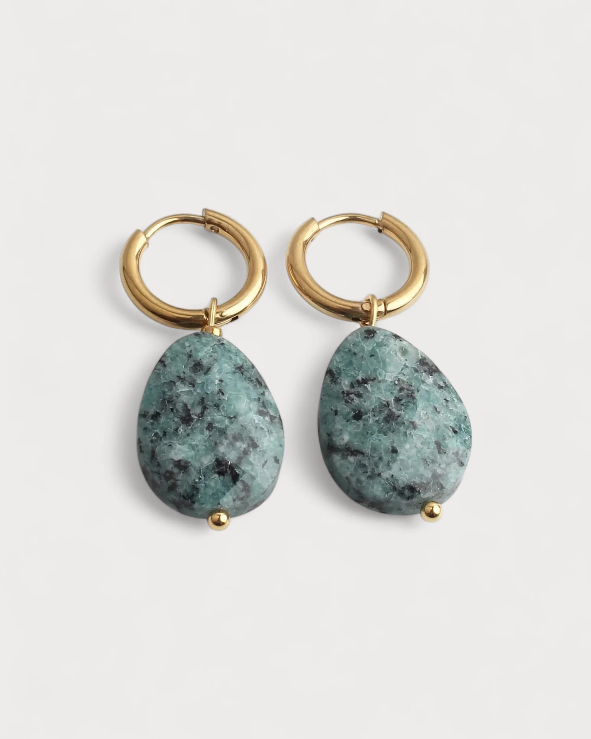 Lieze - Earrings - Natural Stone - Stainless Steel - Image 10