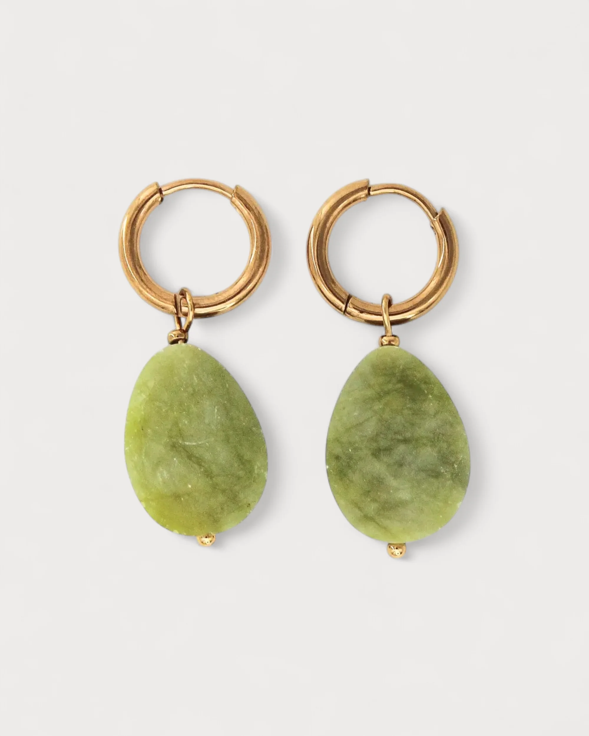 Lieze - Earrings - Natural Stone - Stainless Steel - Image 6