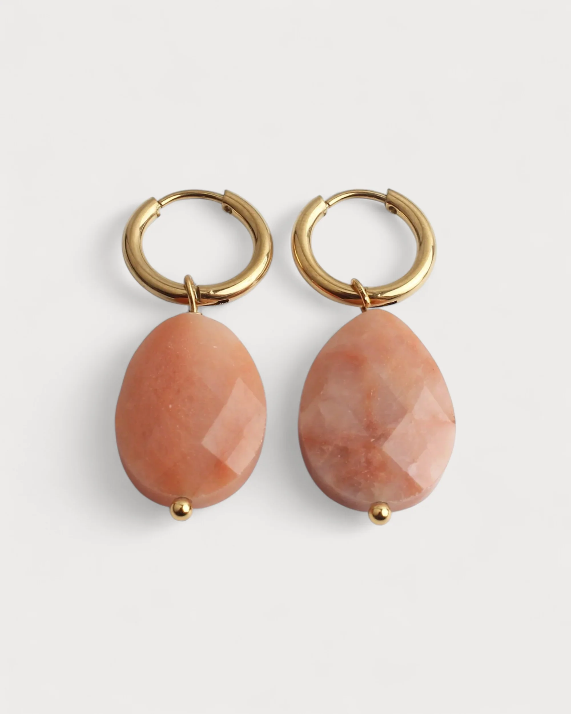 Lieze - Earrings - Natural Stone - Stainless Steel - Image 8