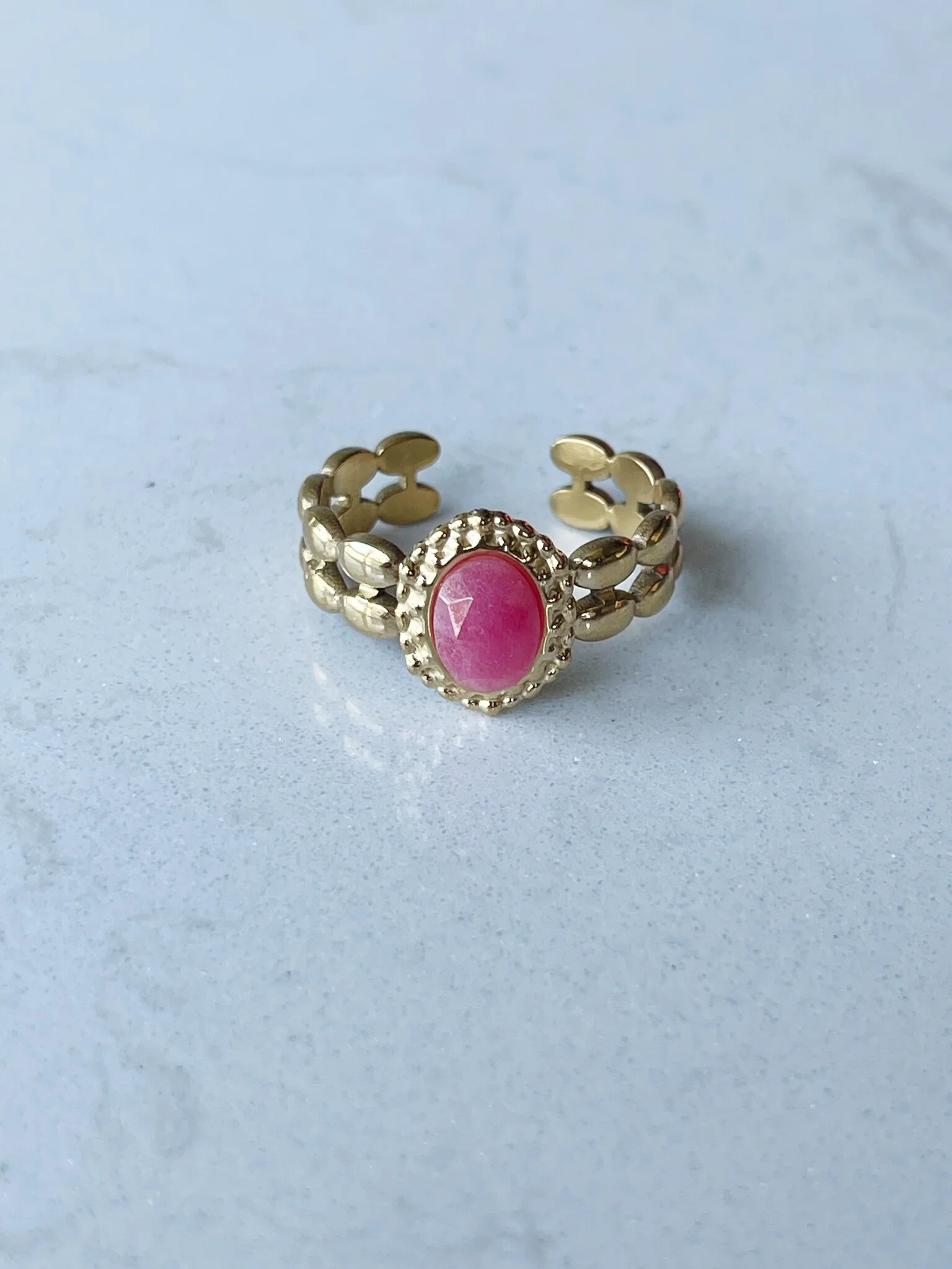 Lola - Ring - Stainless Steel - Adjustable - Image 3