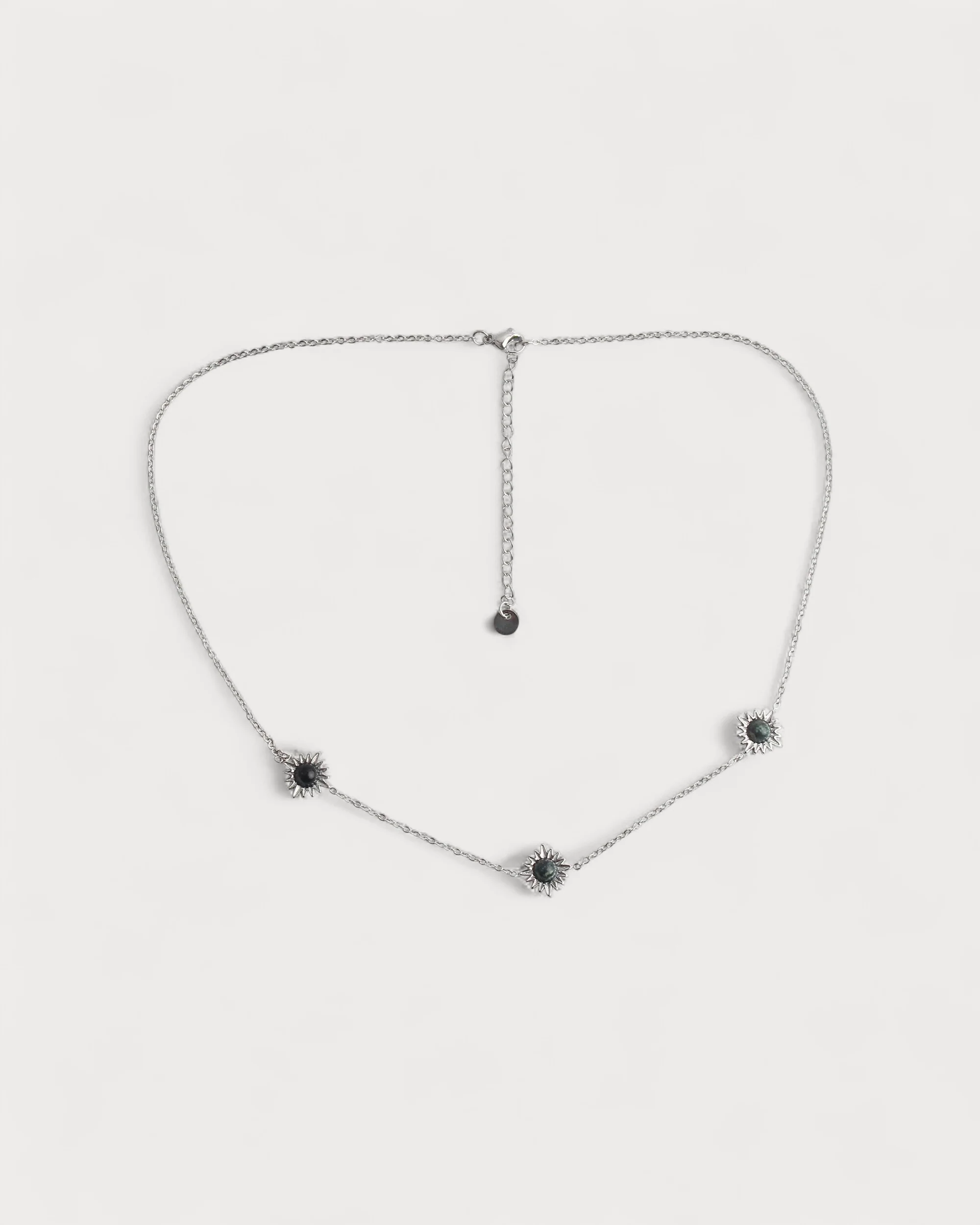 Louelle - Necklace - Natural Stone - Stainless Steel - Image 11