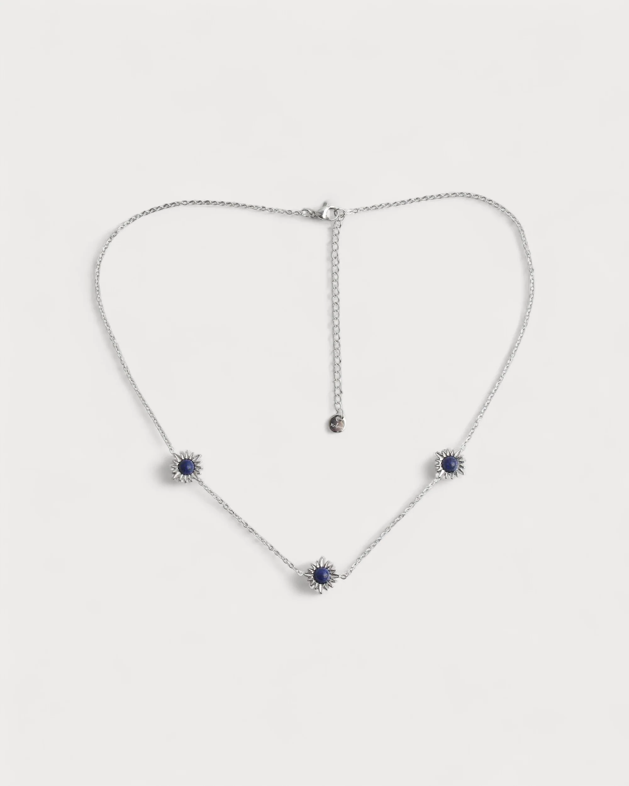 Louelle - Necklace - Natural Stone - Stainless Steel - Image 3