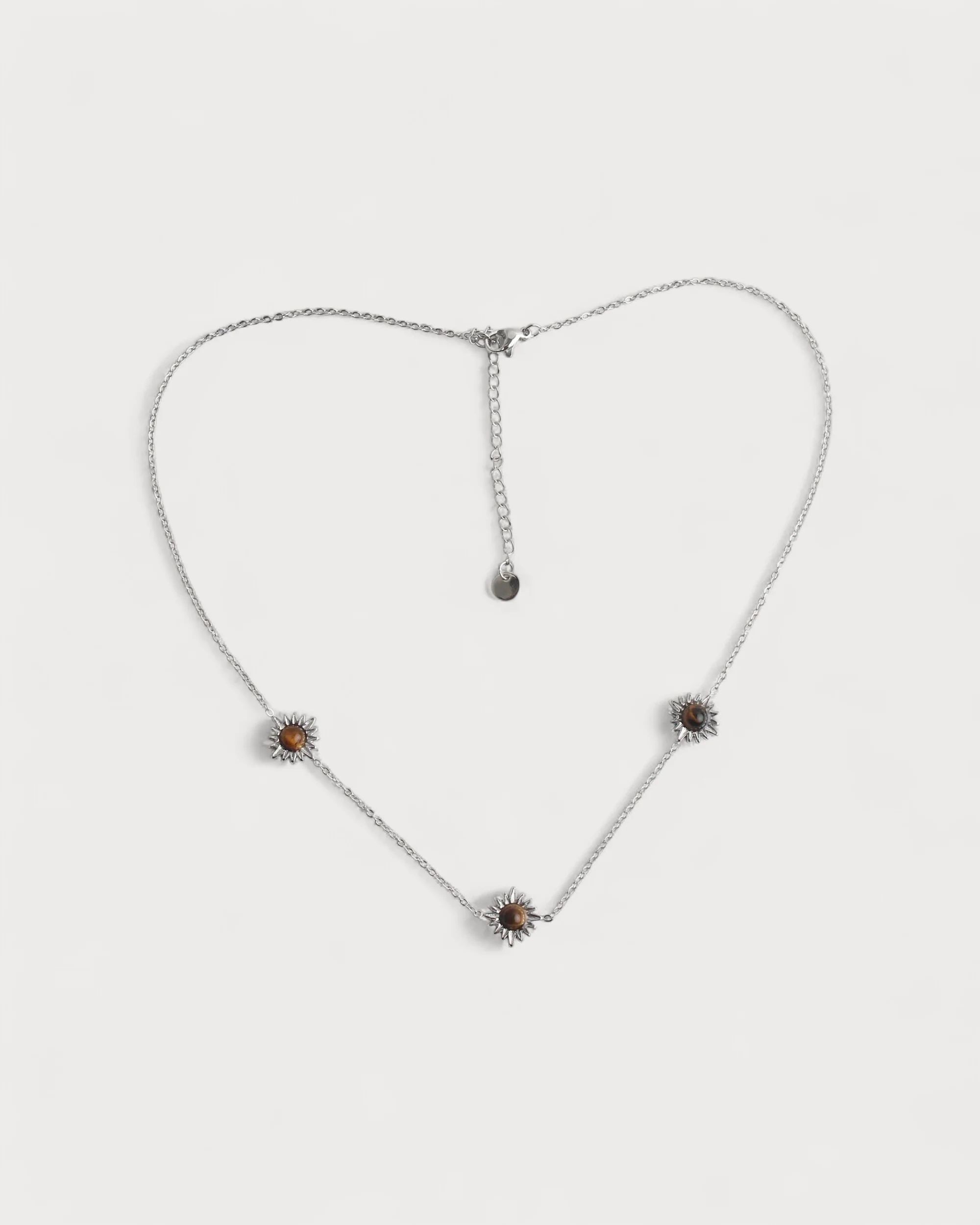 Louelle - Necklace - Natural Stone - Stainless Steel - Image 7