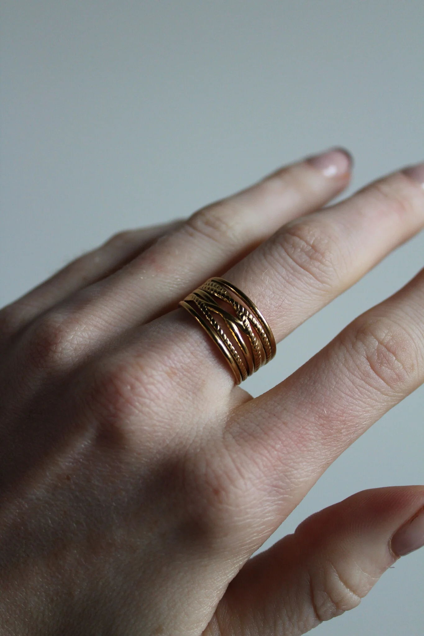 Louve - Ring - Stainless Steel - Adjustable - Image 3