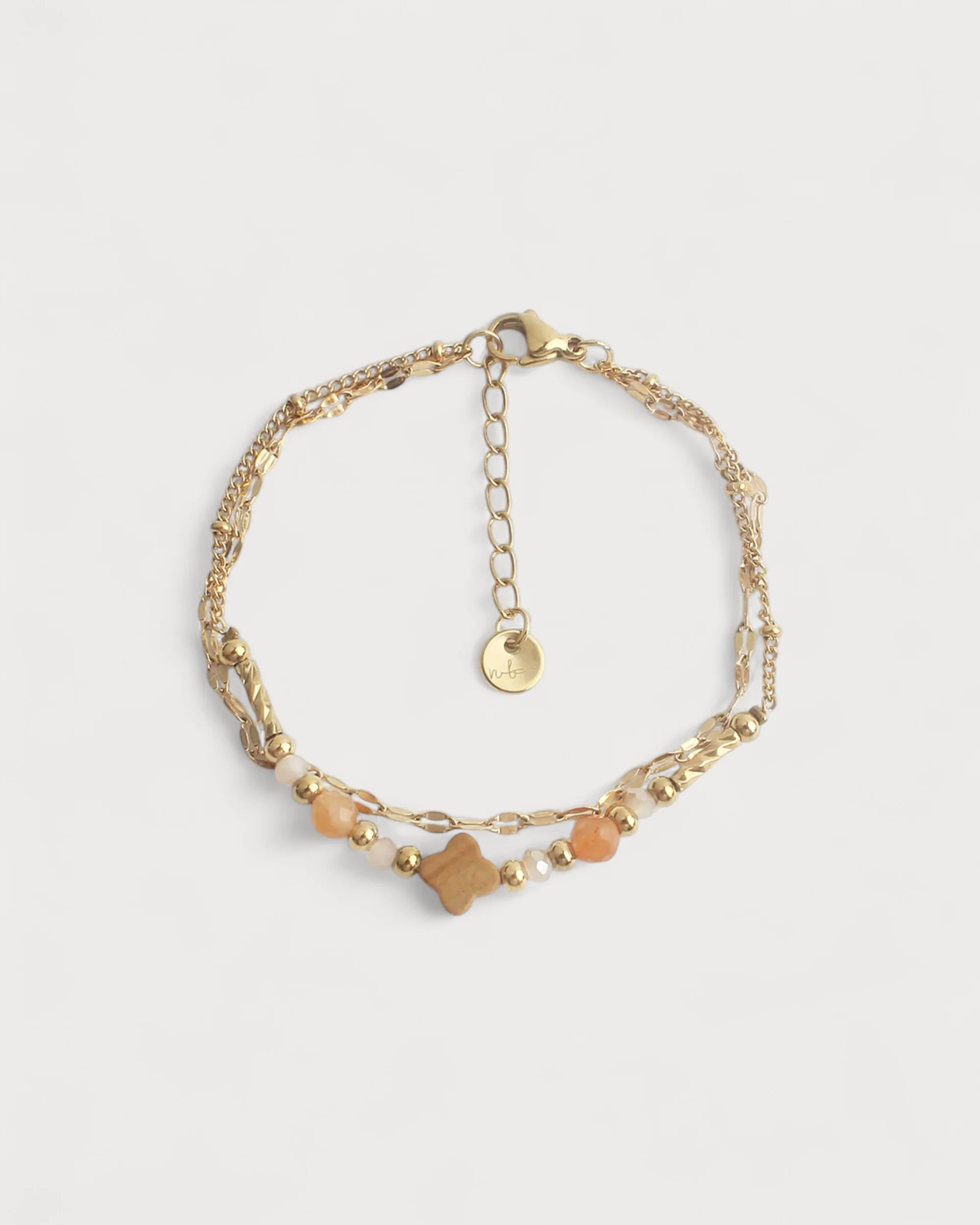Madeleine - Bracelet - Natural Stone -Stainless Steel - Image 3