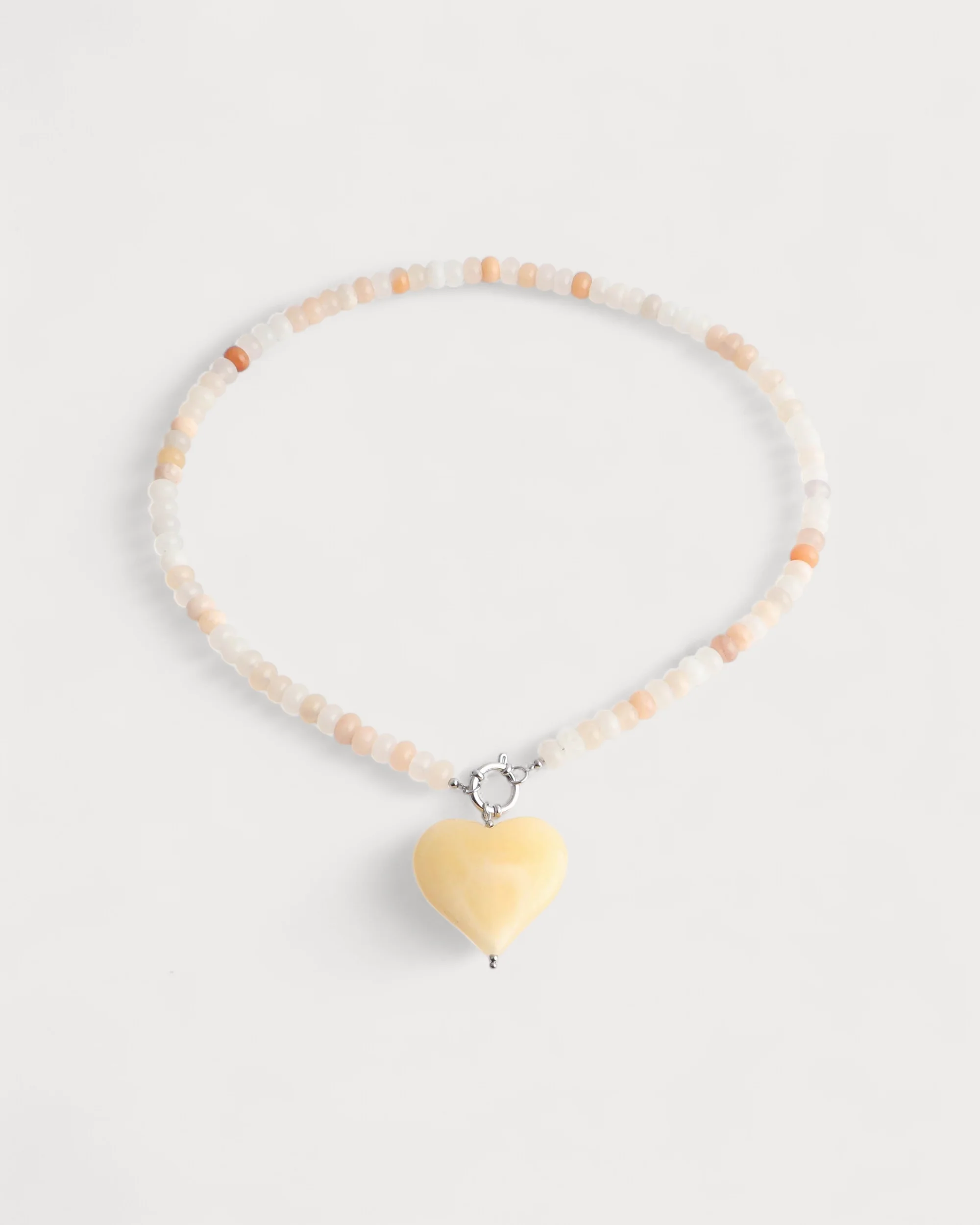 Manu - Necklace - Natural Stone - Stainless Steel - Image 5