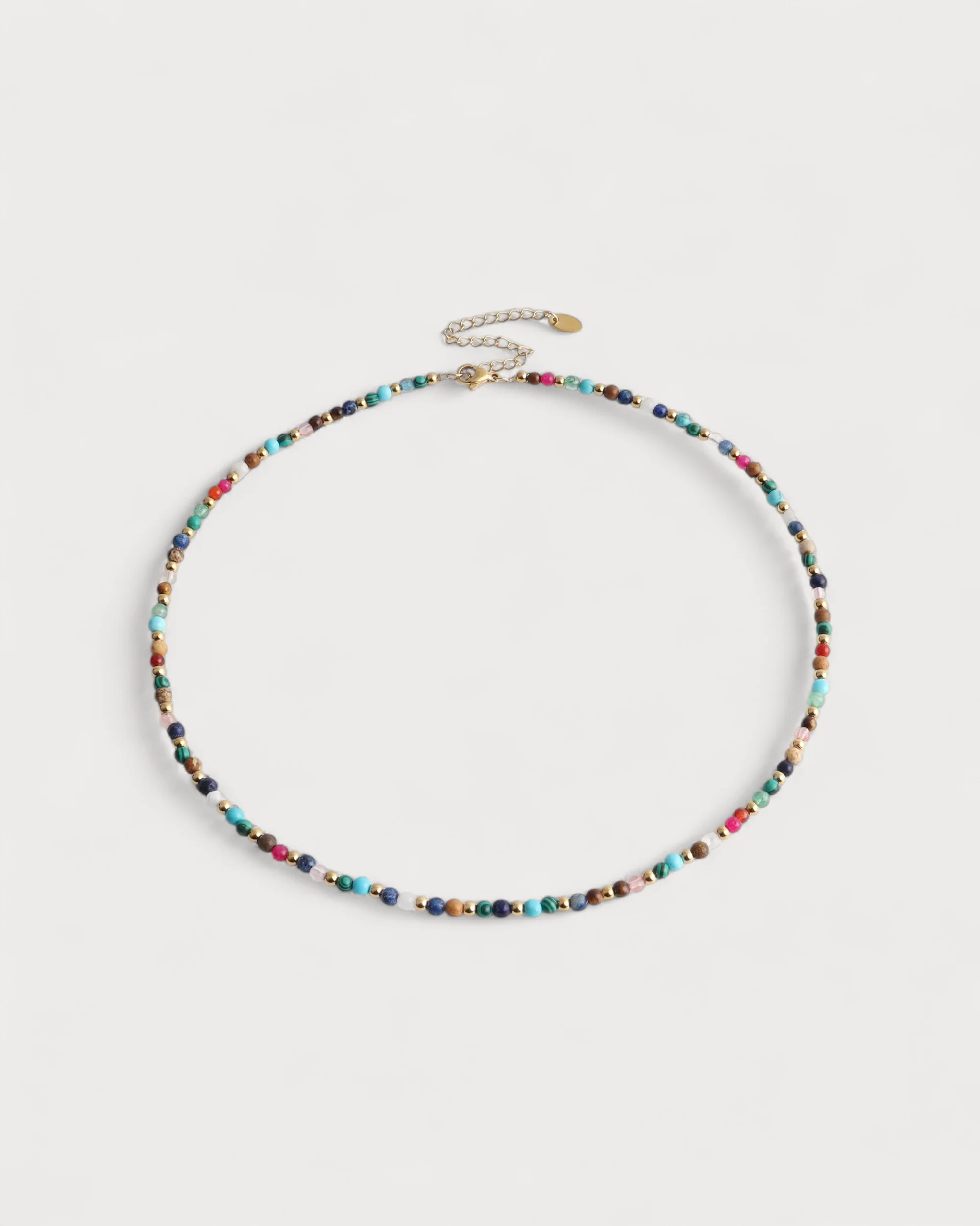 Mara - Necklace - Natural Stone - Stainless Steel