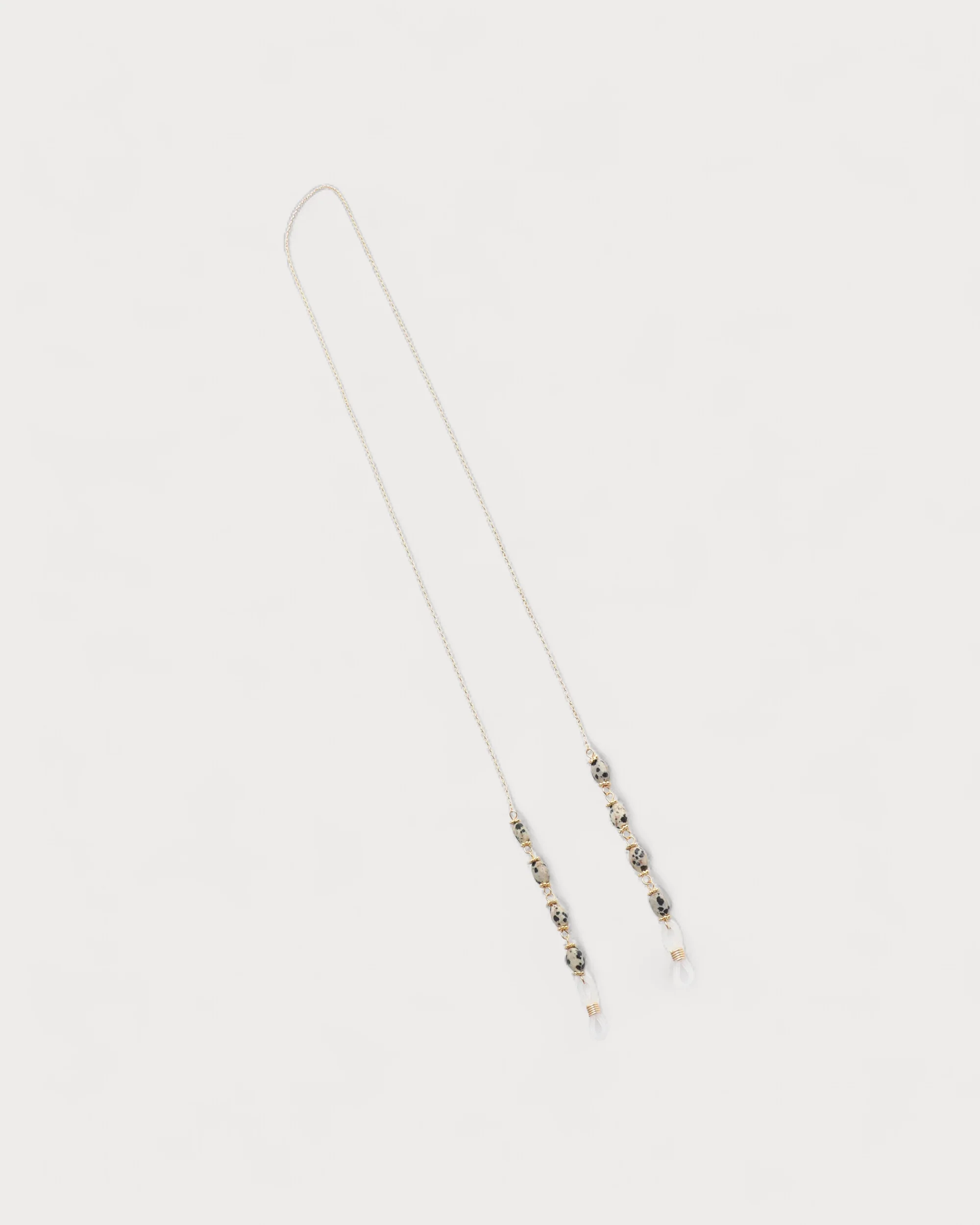 Marigold - Glasses Chain - Natural Stone - Stainless Steel - Image 3