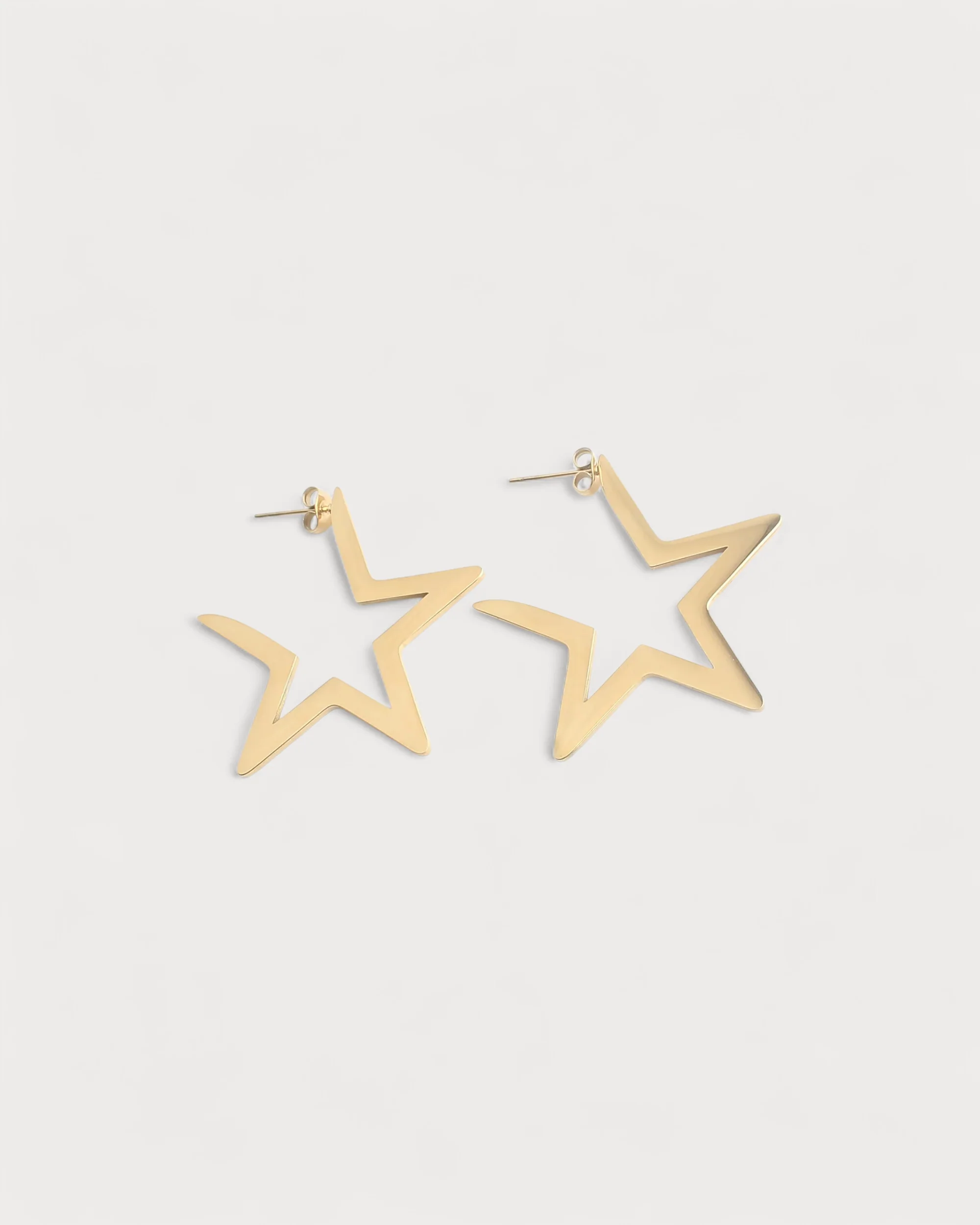 Mega Star - Earrings - Stainless Steel