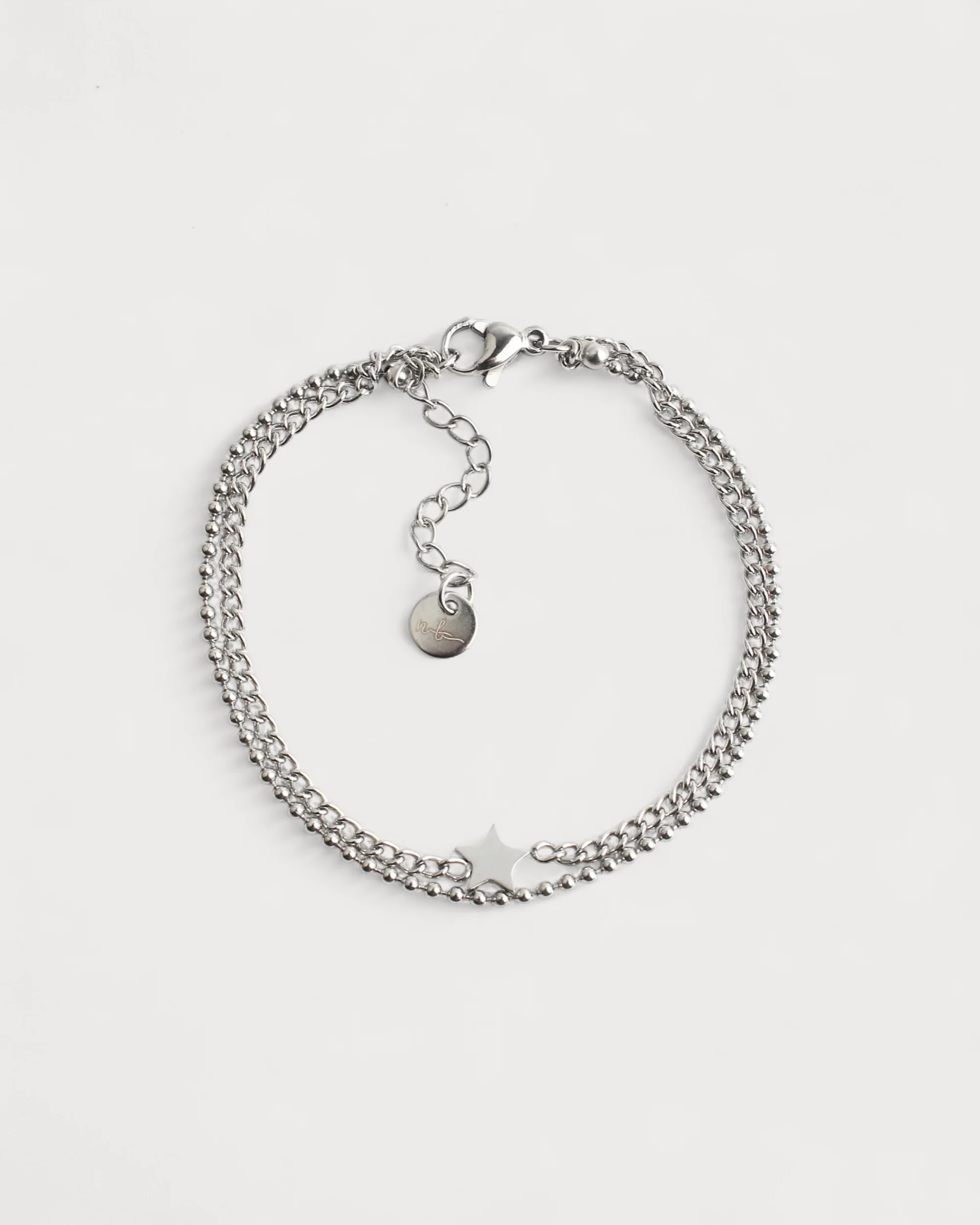 Minimalistic Star - Bracelet - 2 Layer - Stainless Steel - Image 3