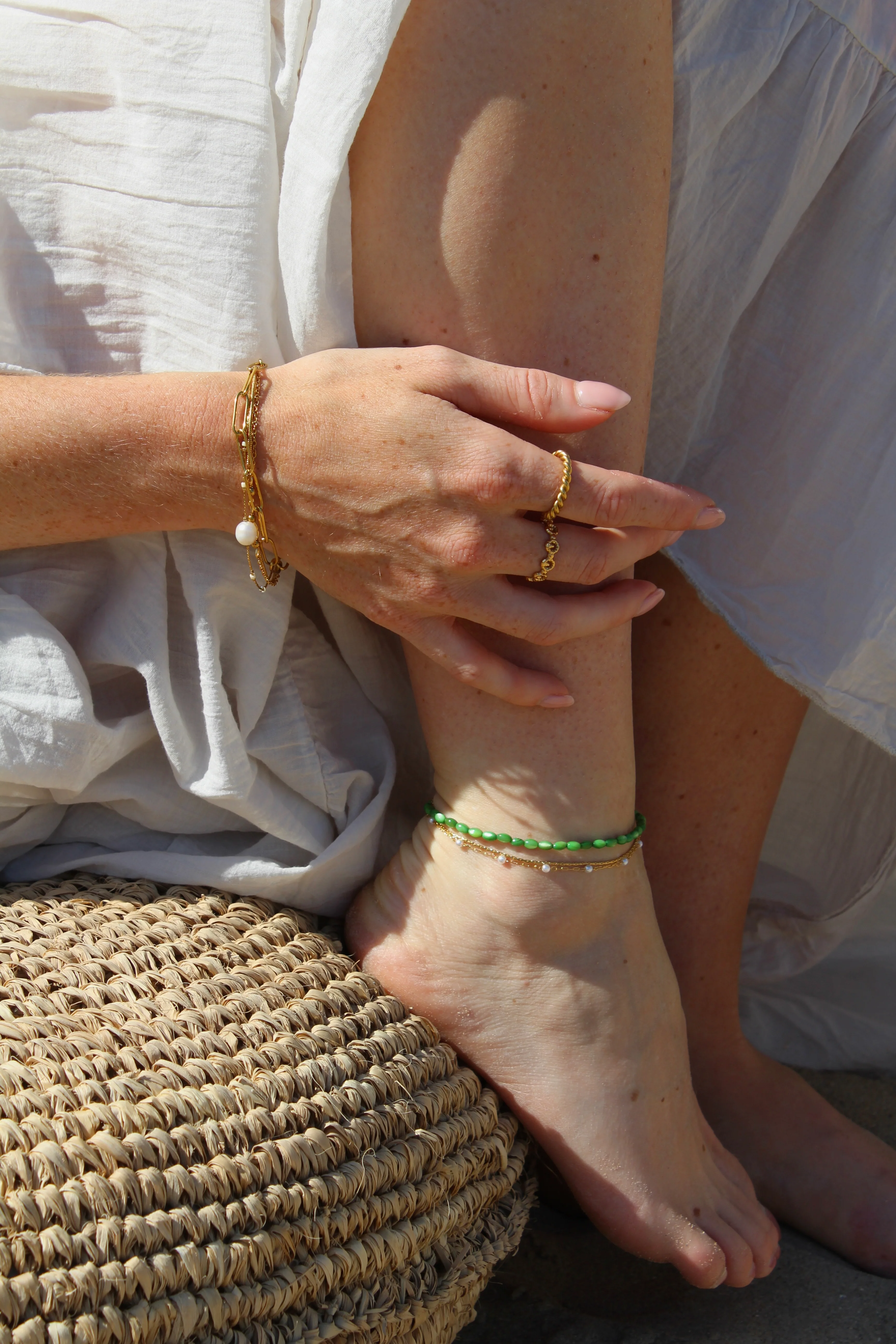 Miranda - Ankle Bracelet - Stainless Steel - Image 3