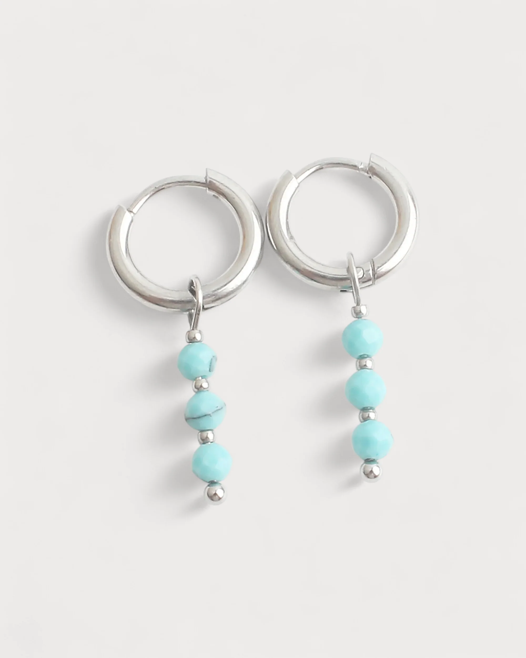 Mon Cheri - Earrings - Natural Stone - Stainless Steel - Image 18