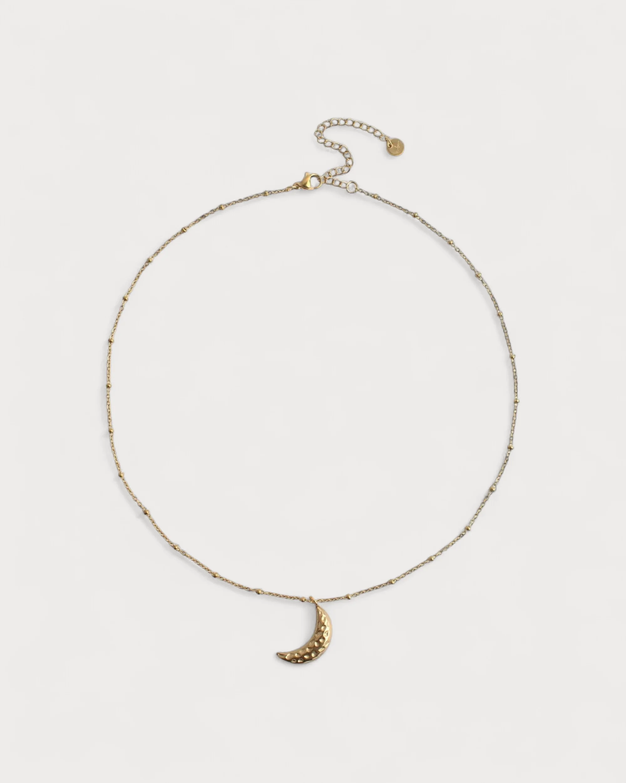 Moon - Necklace - Stainless Steel