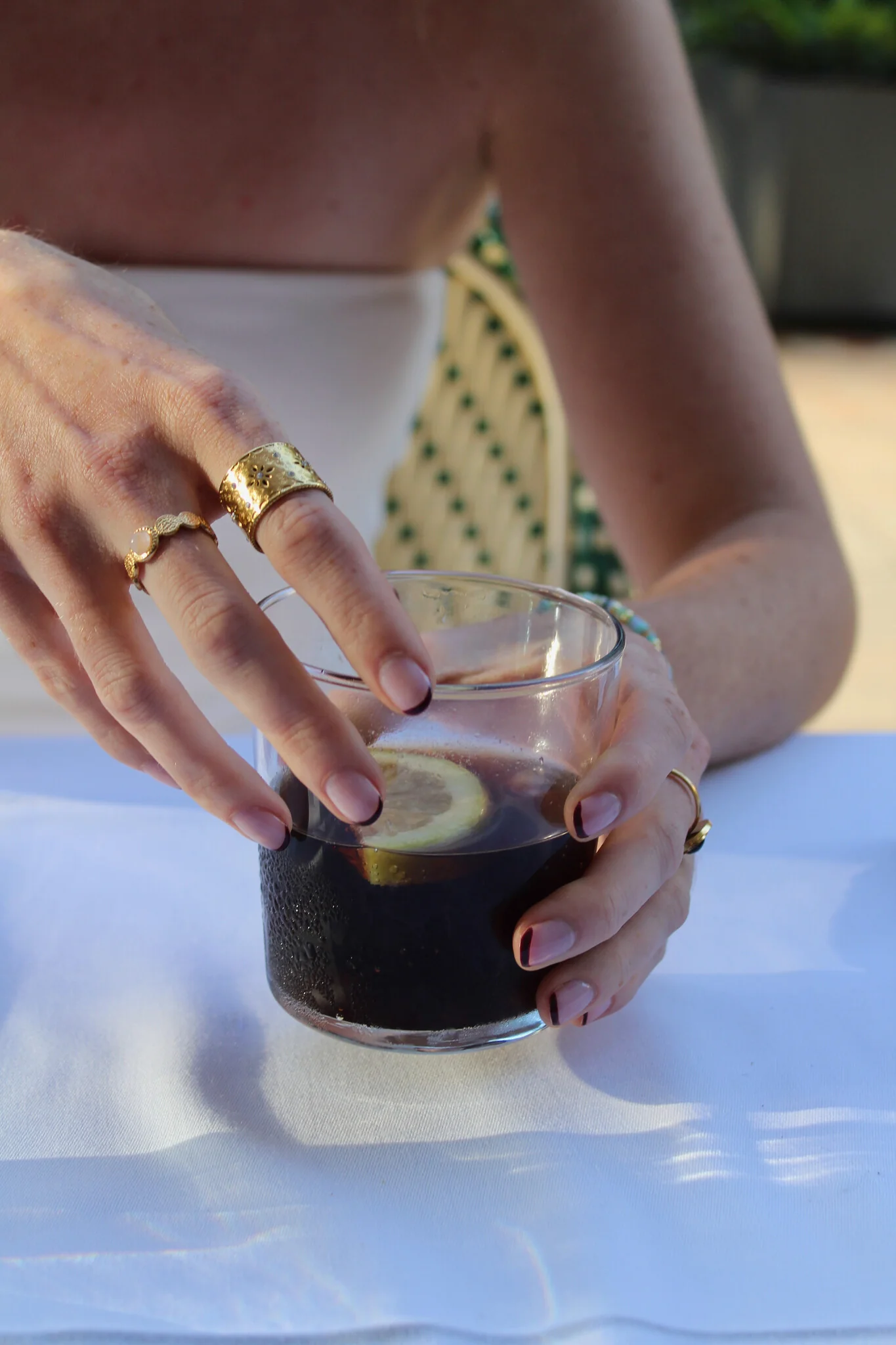 Noé - Ring - Natural Stone - Stainless Steel - Adjustable - Image 13