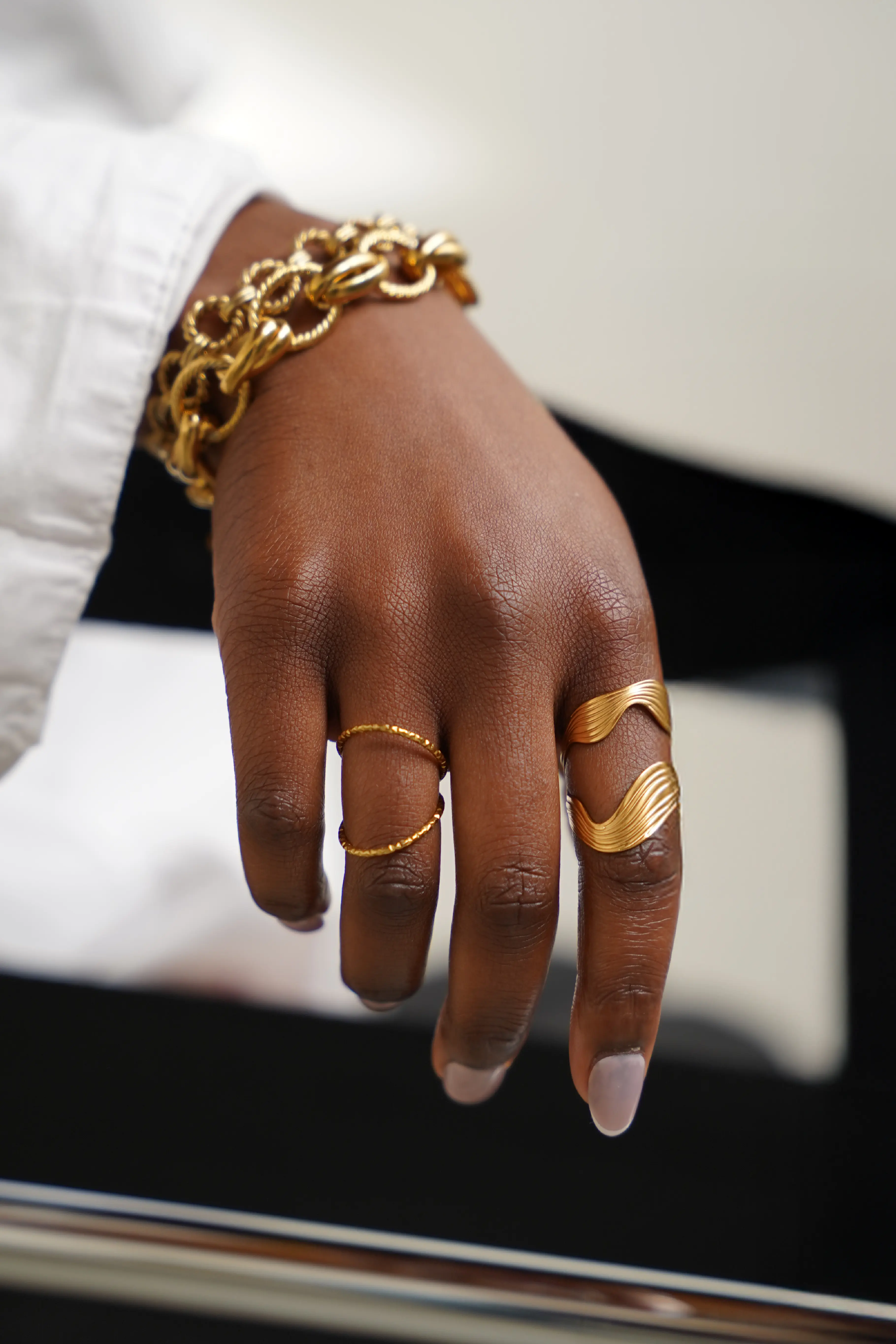 Ora - Ring - Stainless Steel - Adjustable - Image 2