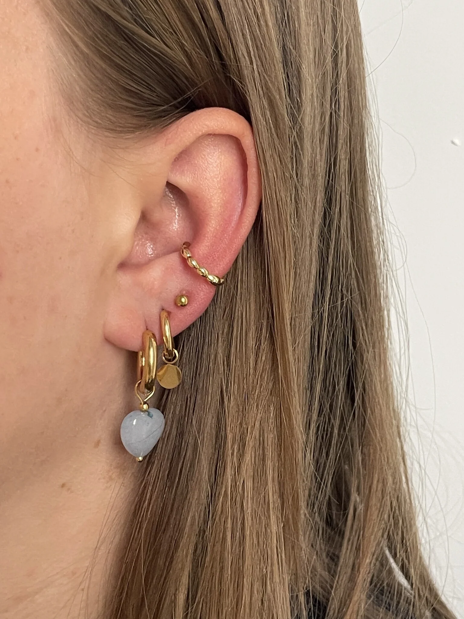 Para Siempre - Earrings - Natural Stone - Stainless Steel - Image 8