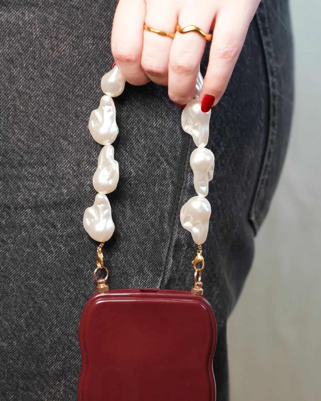 Pearl - Phone Cord - Stainless Steel - Image 4
