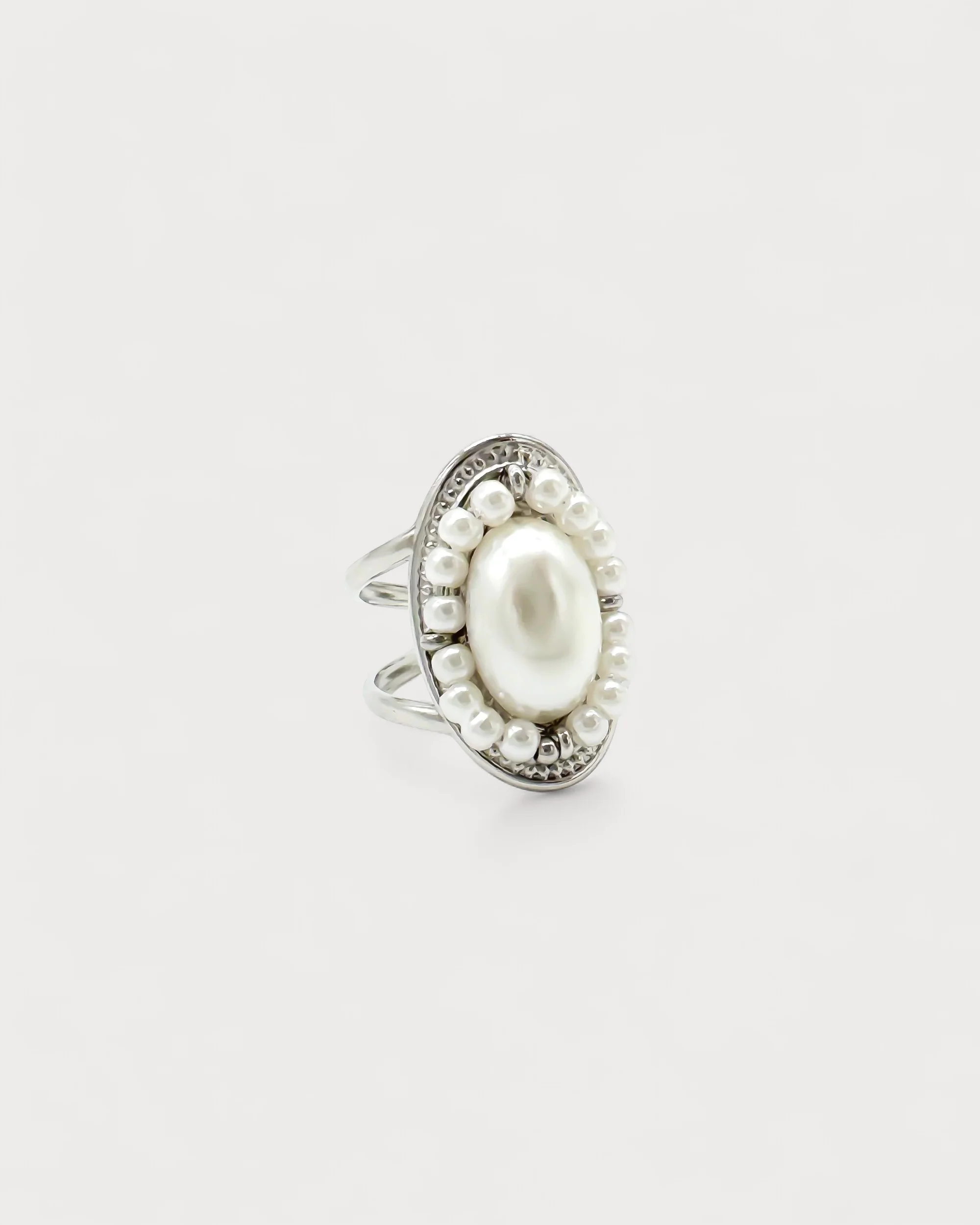 Pearlet - Ring - Stainless Steel - Adjustable - Image 3