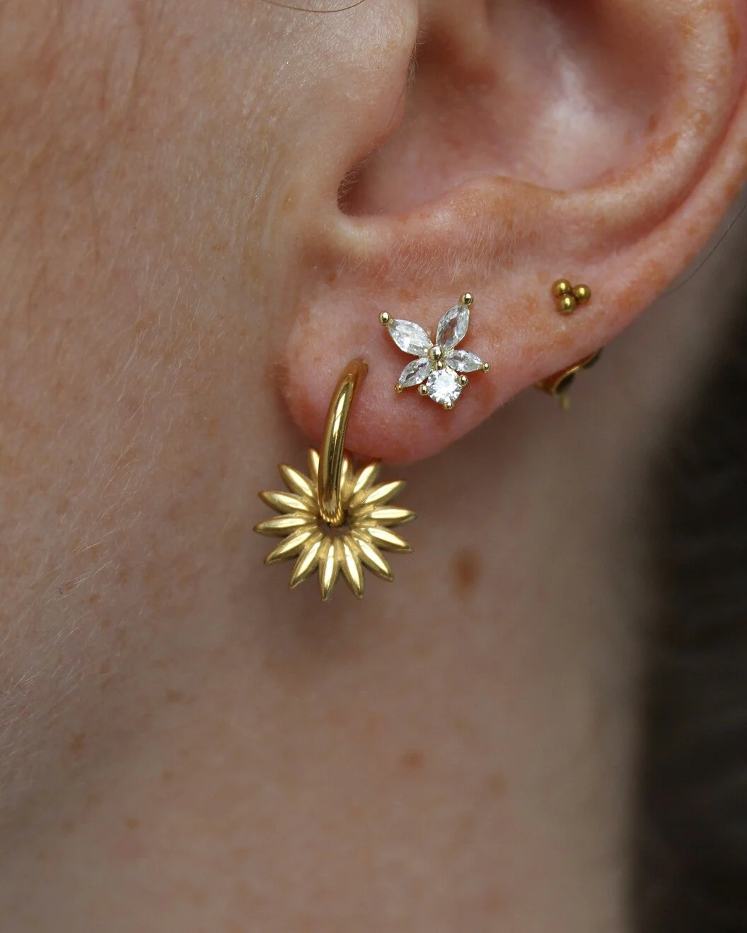 Petite Puck - Earrings - Stainless Steel - Image 3