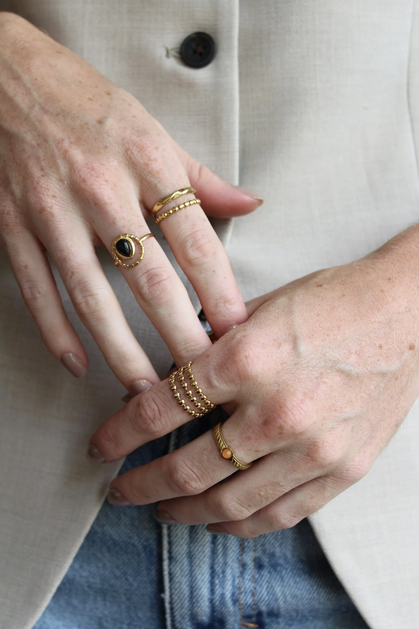 Remi - Ring - Stainless Steel - Adjustable - Image 2
