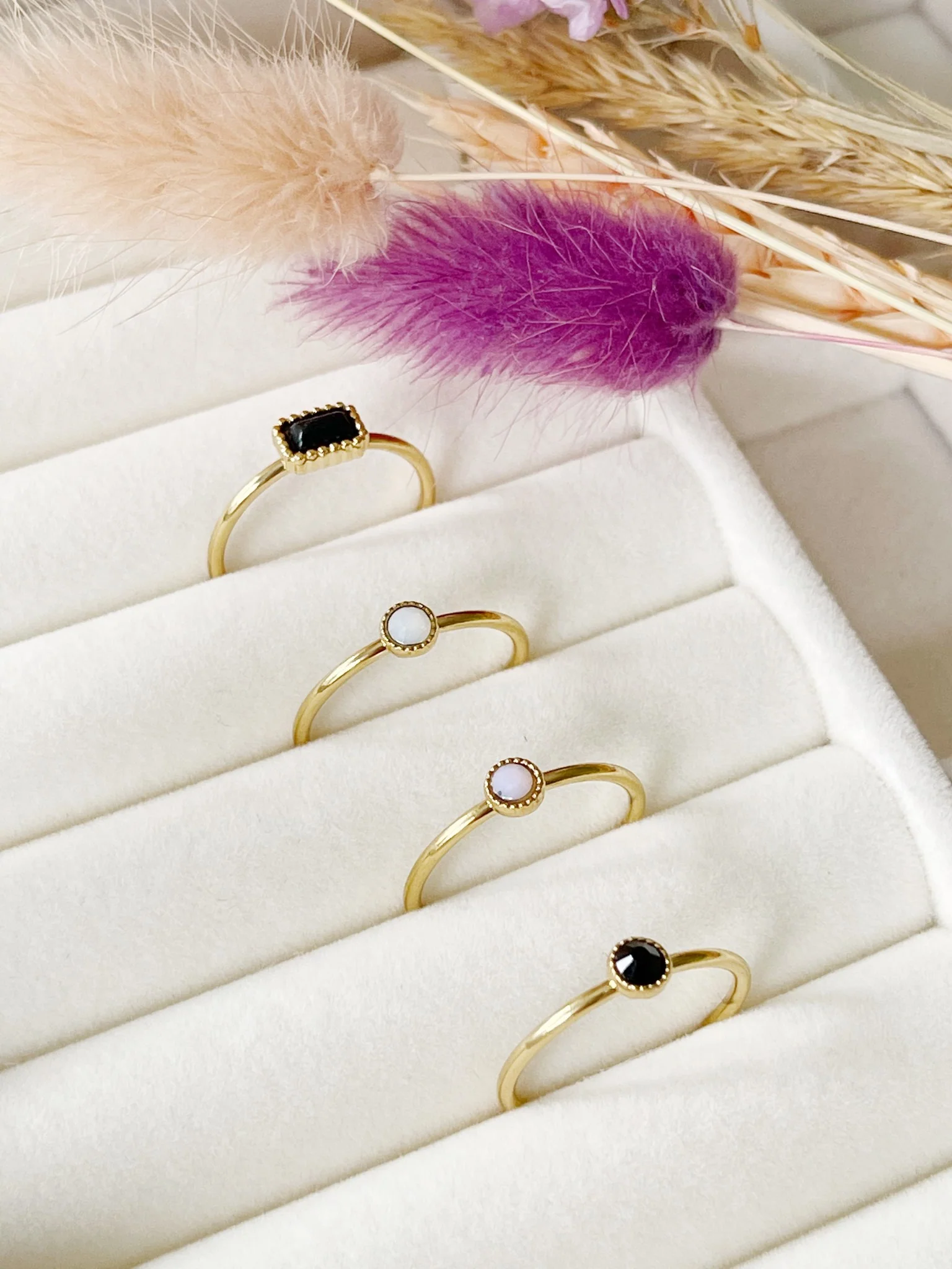 Strass - Ring - Stainless Steel - Adjustable - Image 5