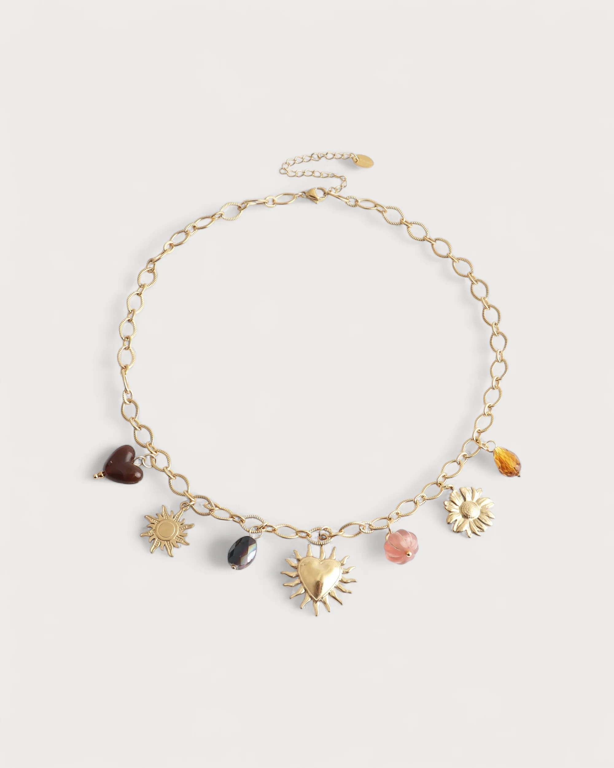 Sassie - Necklace - Stainless Steel