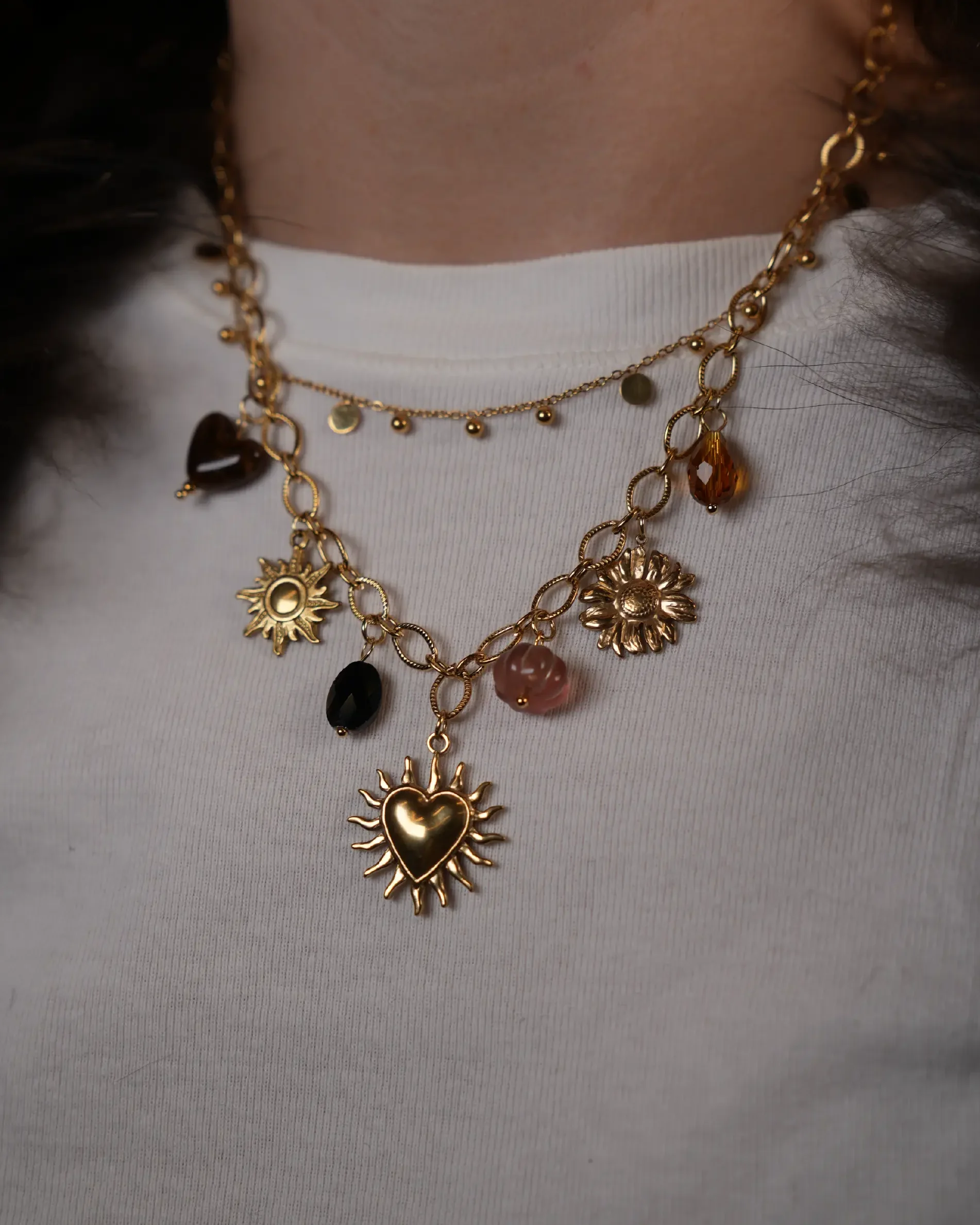 Sassie - Necklace - Stainless Steel - Image 2