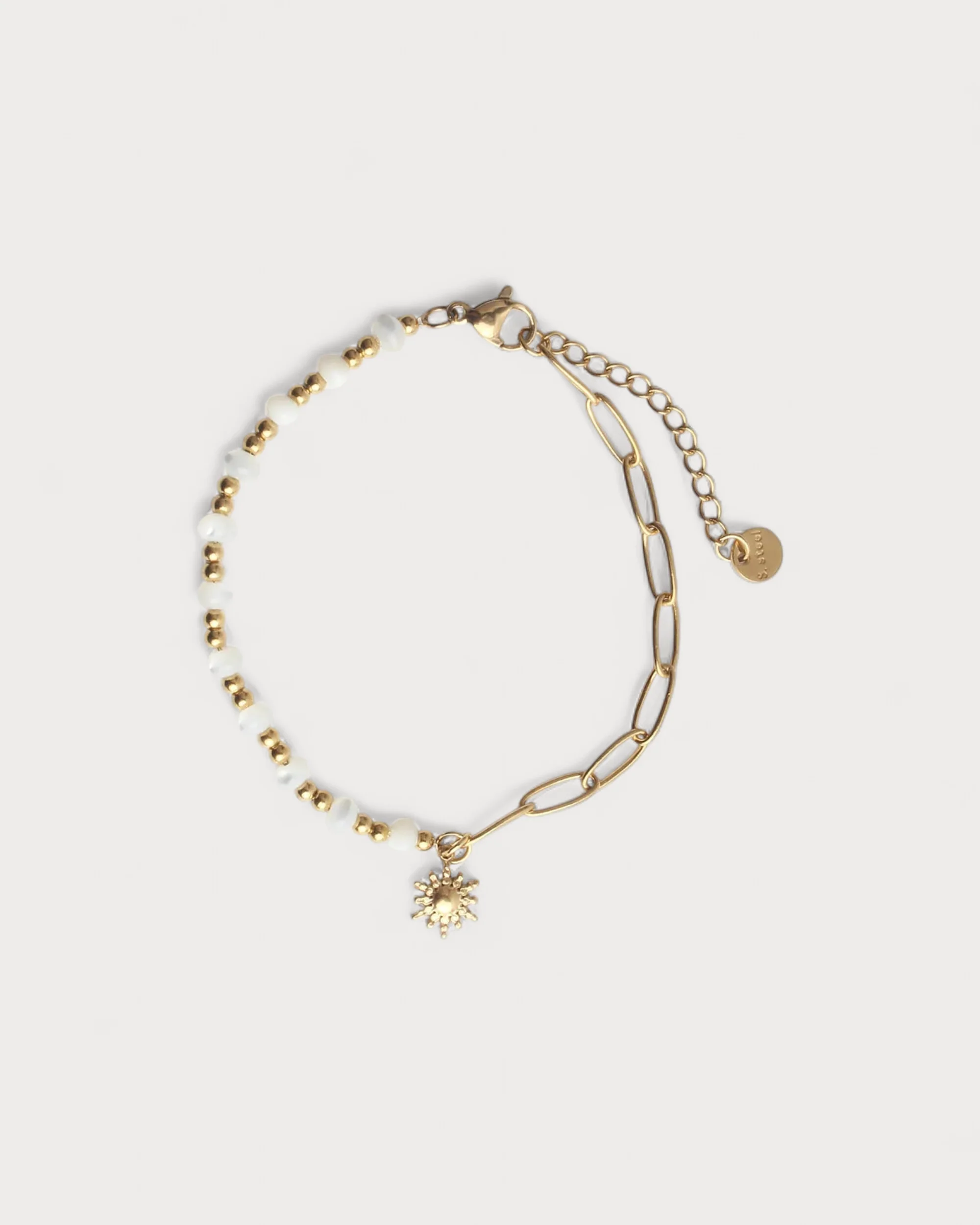 Shell And Chain - Bracelet - Stainless Steel - Image 3