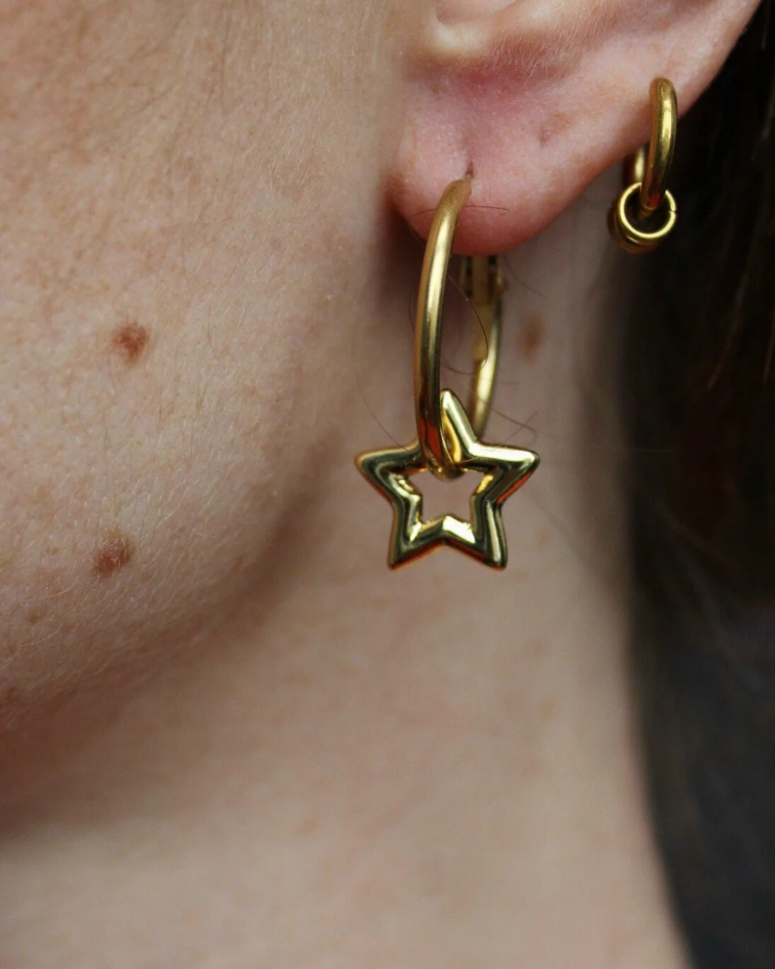 Shining stars - Earrings - Stainless Steel - Image 2