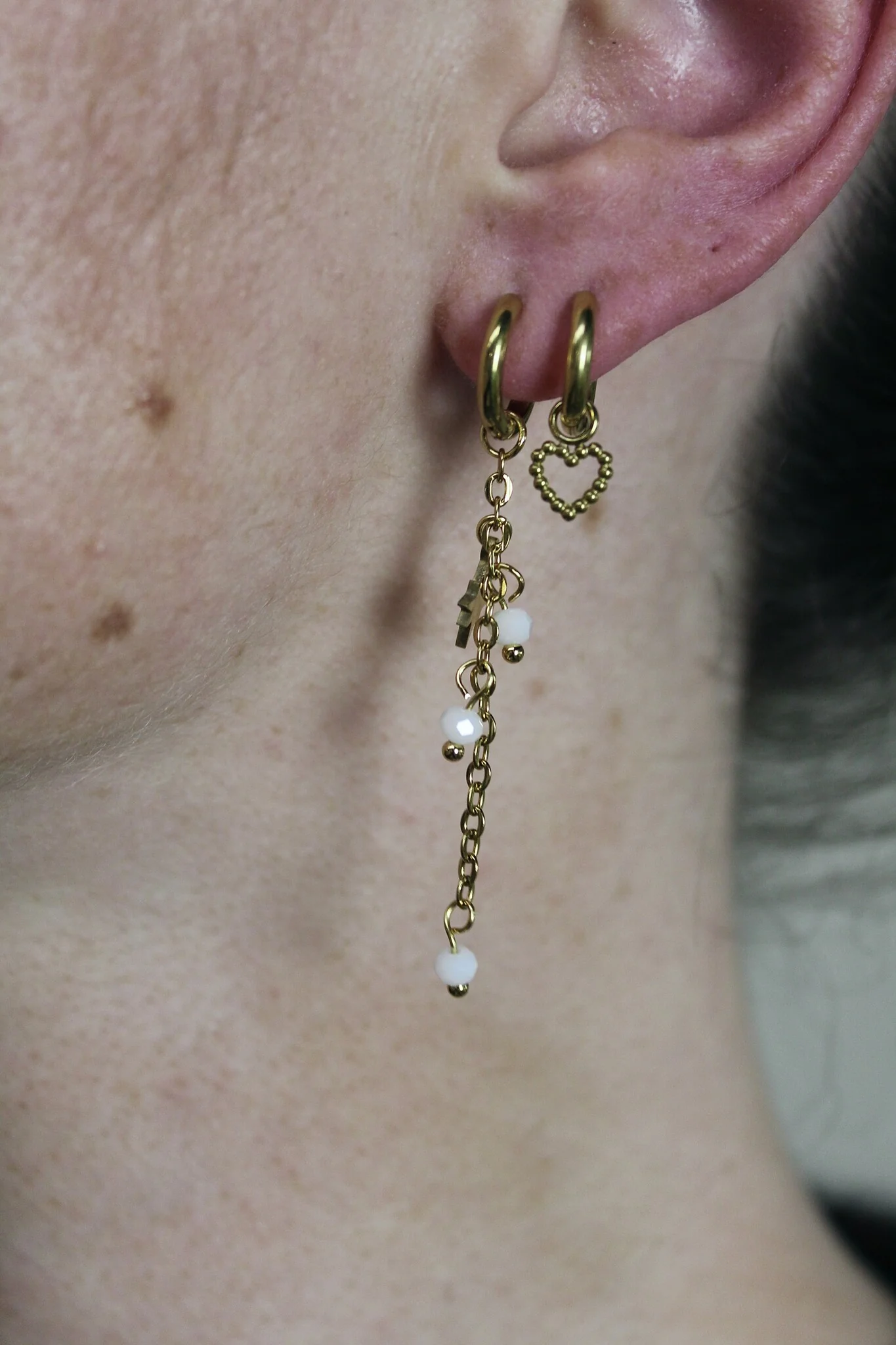 Shooting Stars - Earrings - Stainless Steel - Image 2