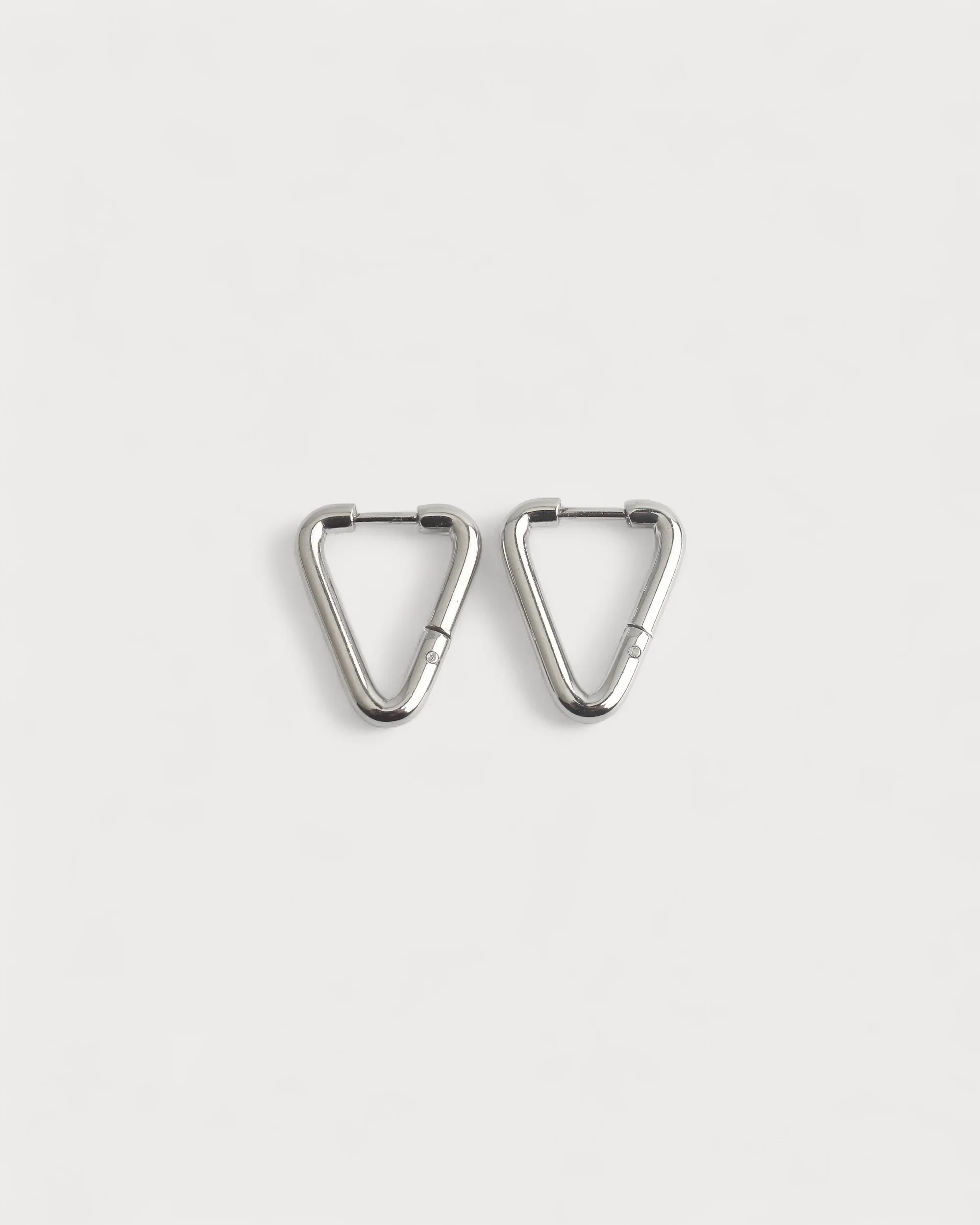 Small Triangle - Earrings - Stainless Steel - Image 3