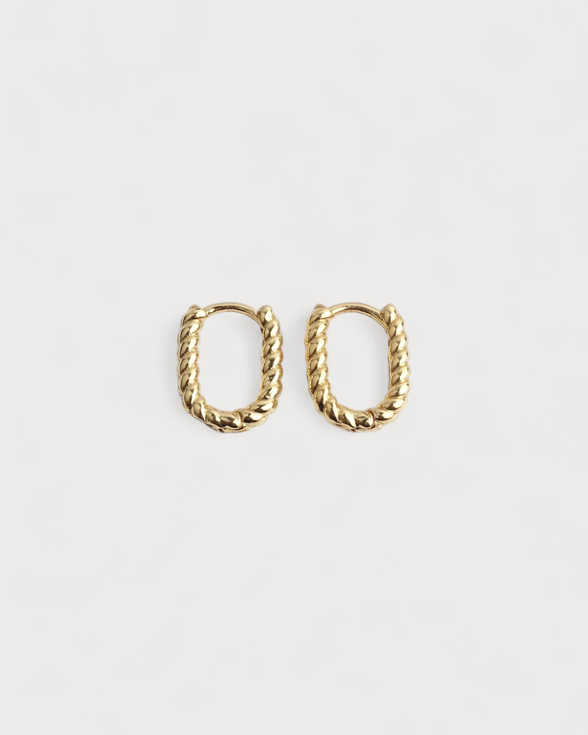 Small Turned Odette - Earrings - Stainless Steel