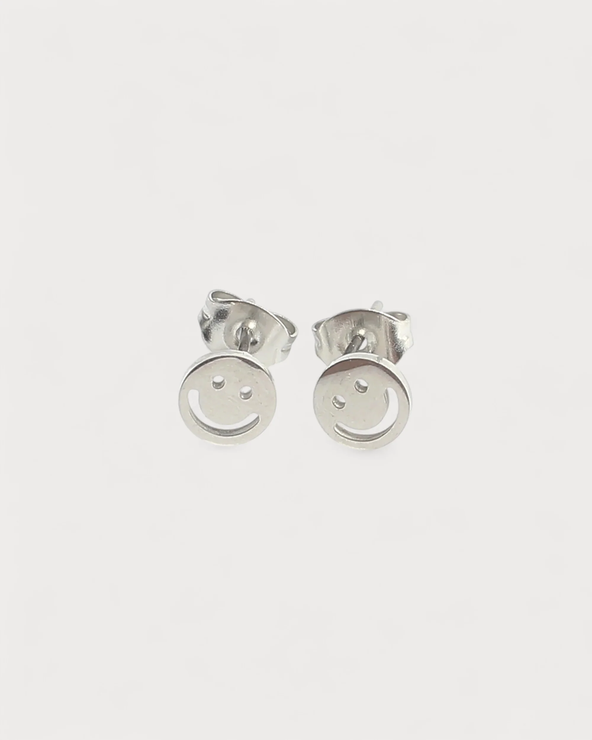 Smile - Studs - Earrings - Stainless Steel - Image 4