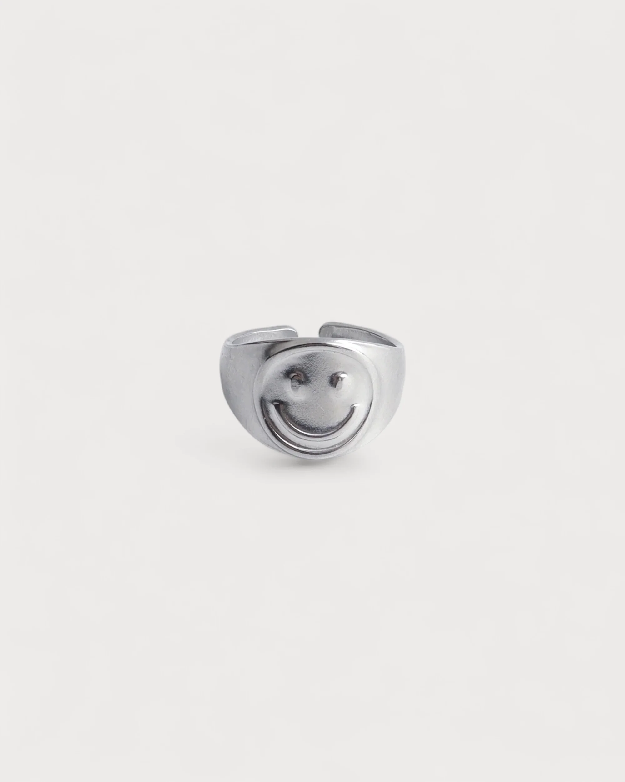 Smiles - Ring - Stainless Steel - Adjustable - Image 4