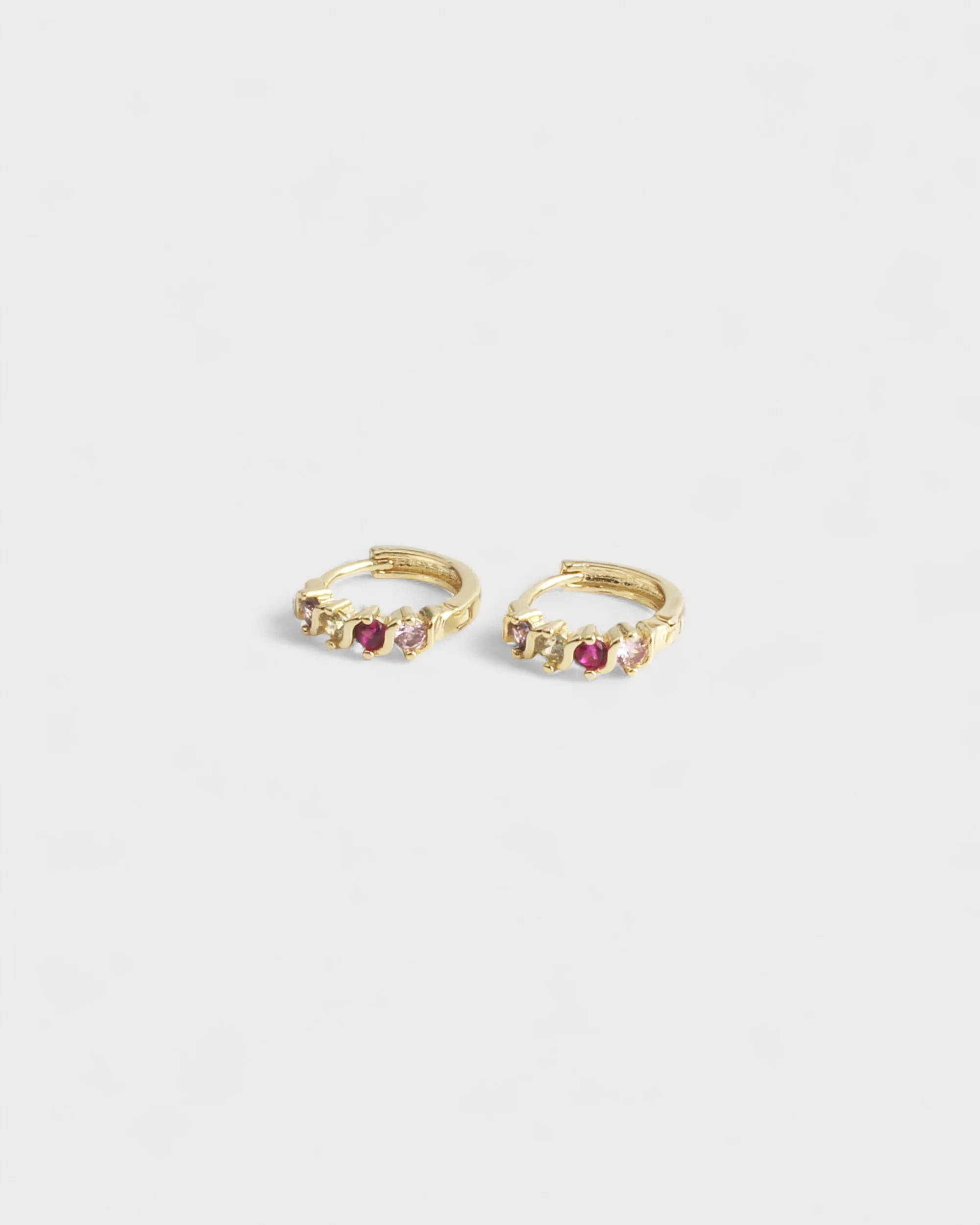 Zonne Zirkonia Hoop - Earrings - Stainless Steel - Image 3