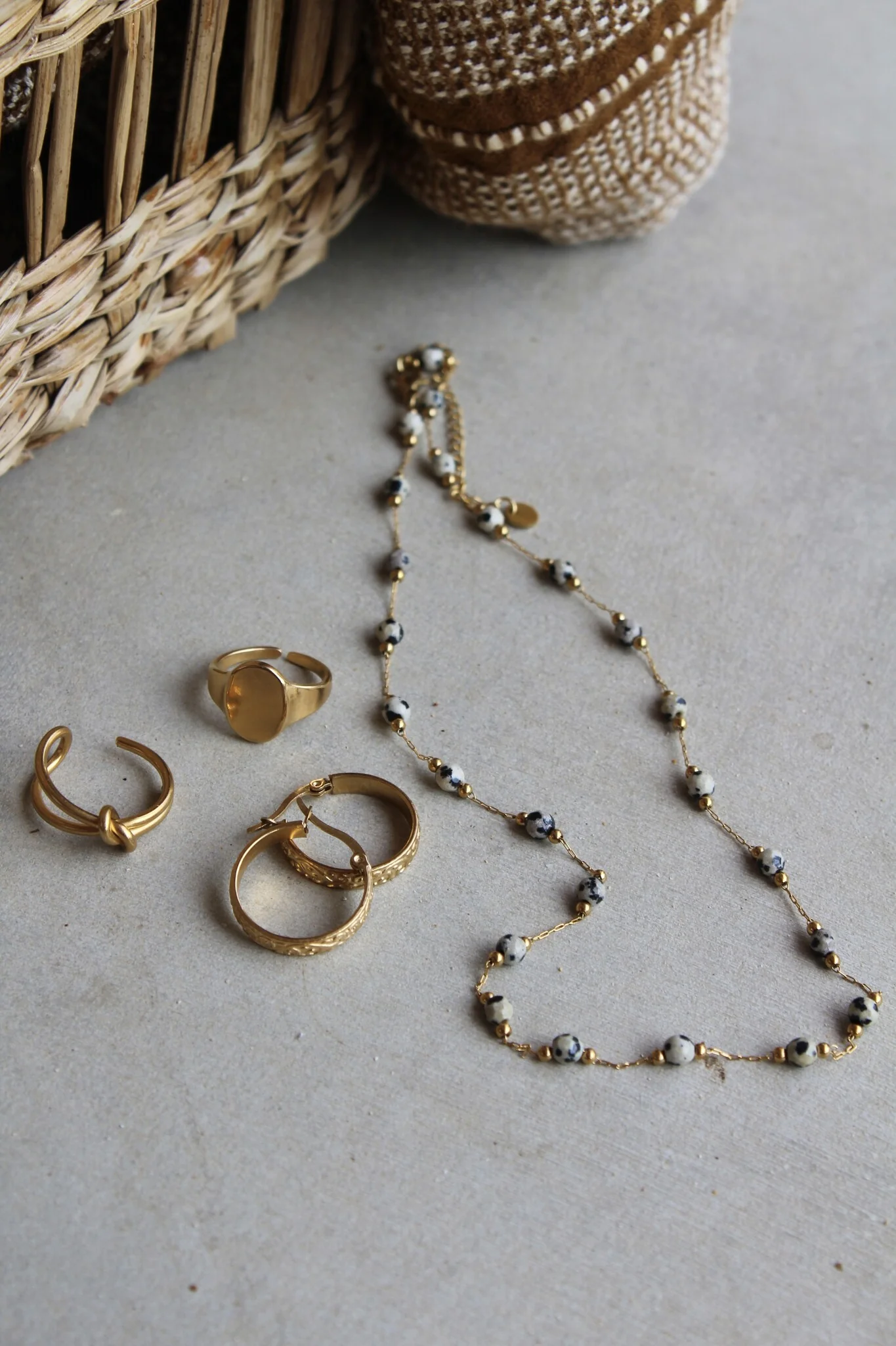Sophia - Necklace - Natural Stone - Stainless Steel - Image 14