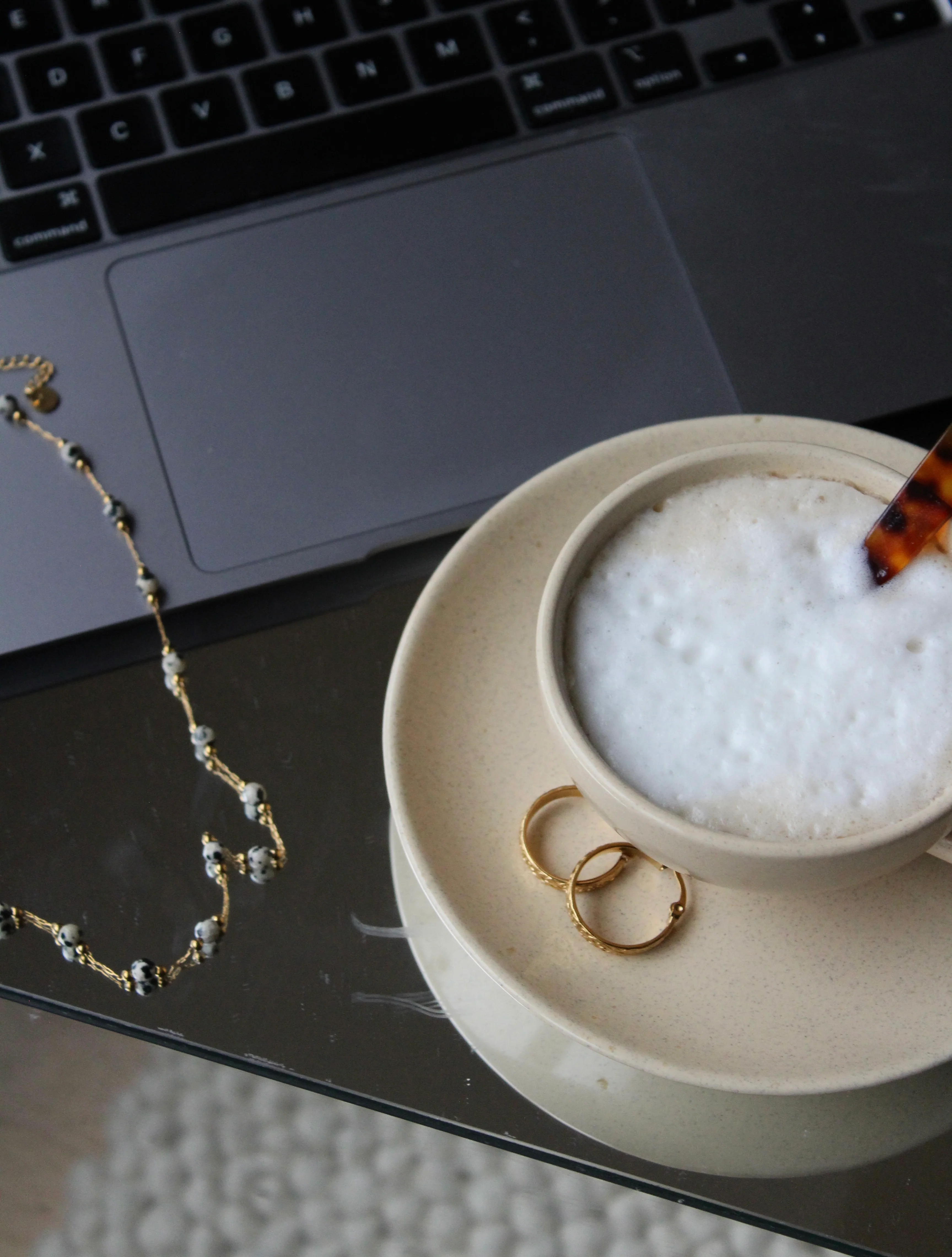 Sophia - Necklace - Natural Stone - Stainless Steel - Image 16