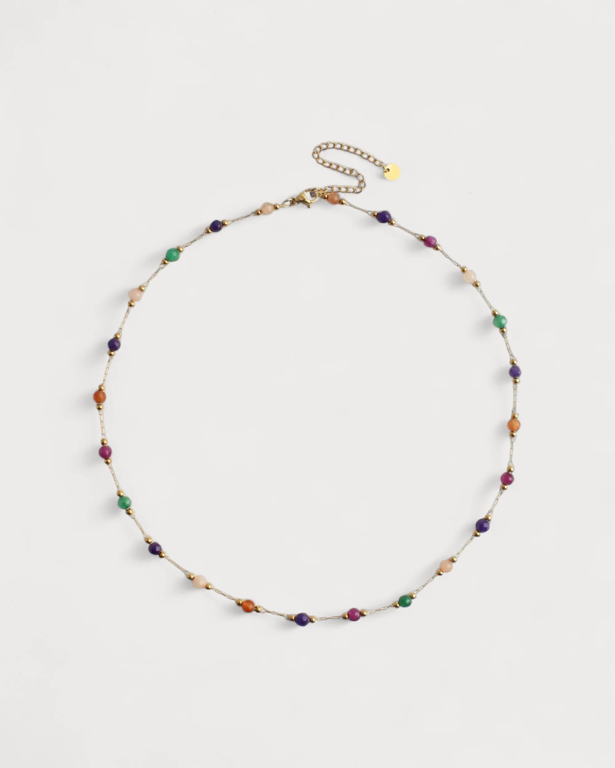 Sophia - Necklace - Natural Stone - Stainless Steel - Image 17