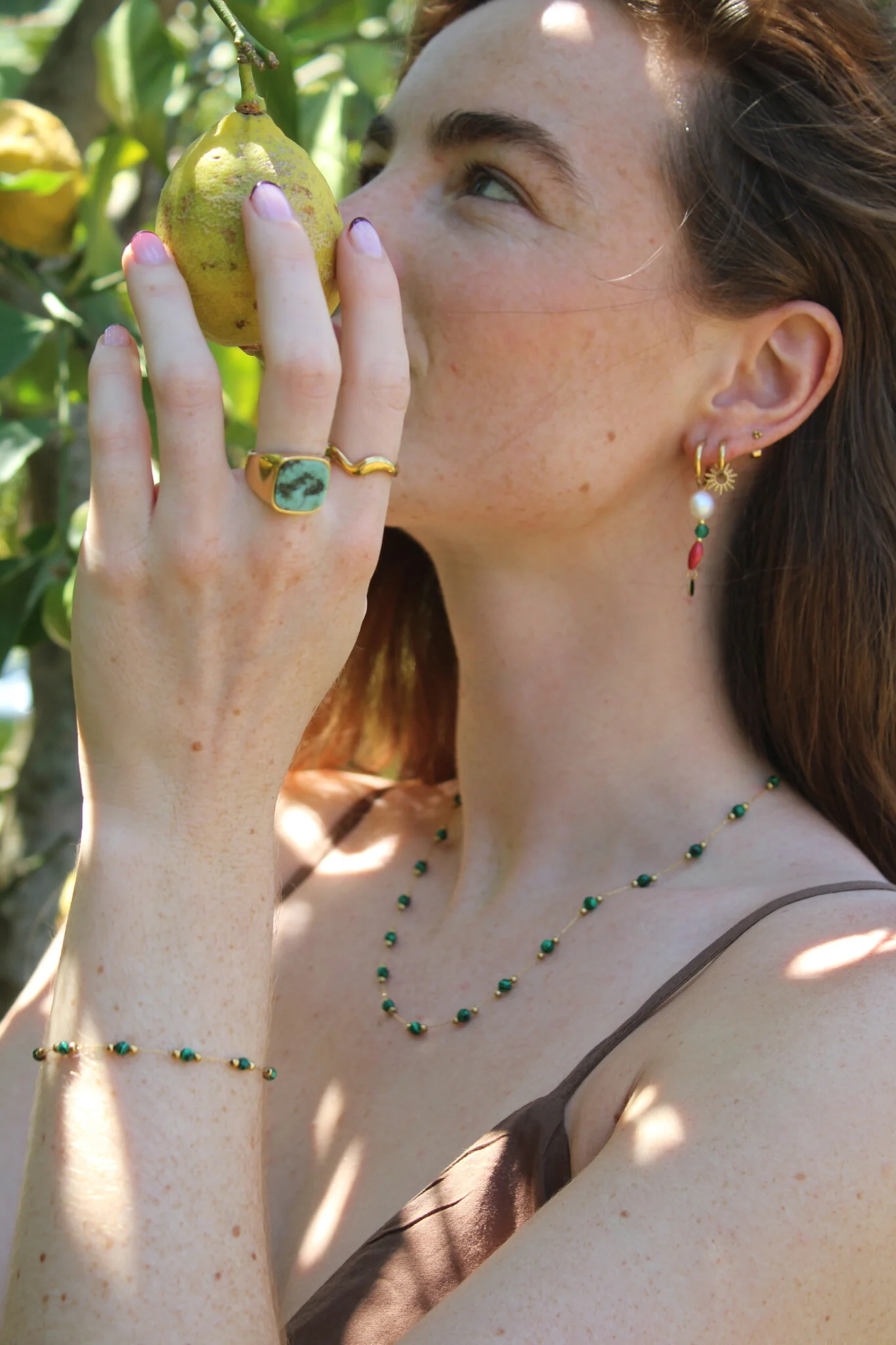 Sophia - Necklace - Natural Stone - Stainless Steel - Image 9